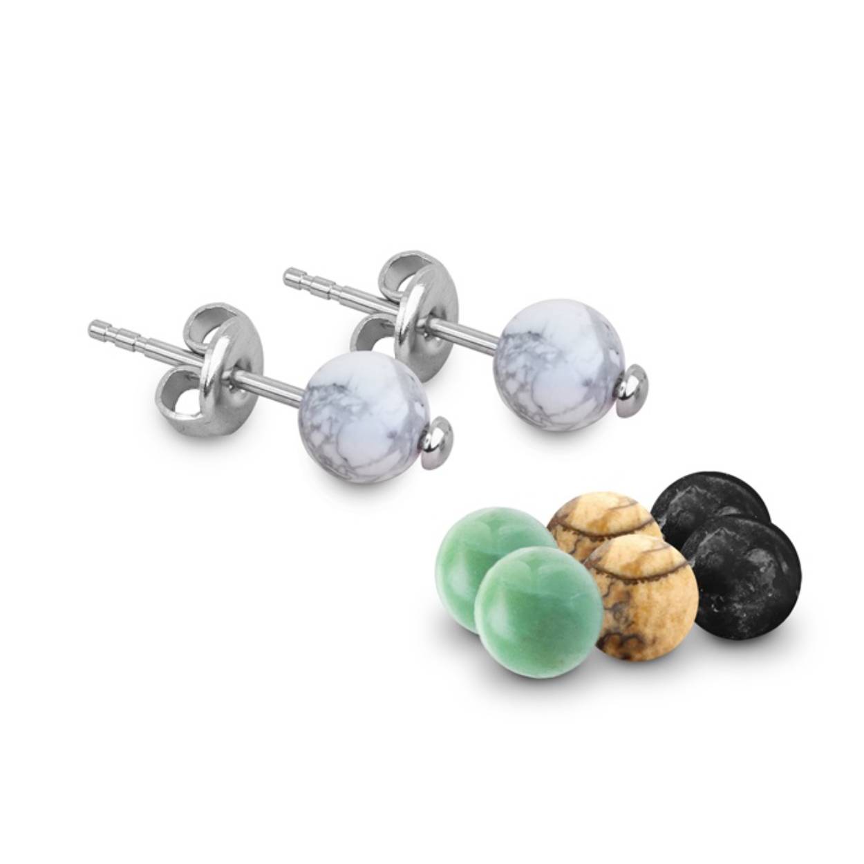 Melano oorstekers SS gem. stone CE05SS06212
Met 4 verschillende stenen bolletjes.