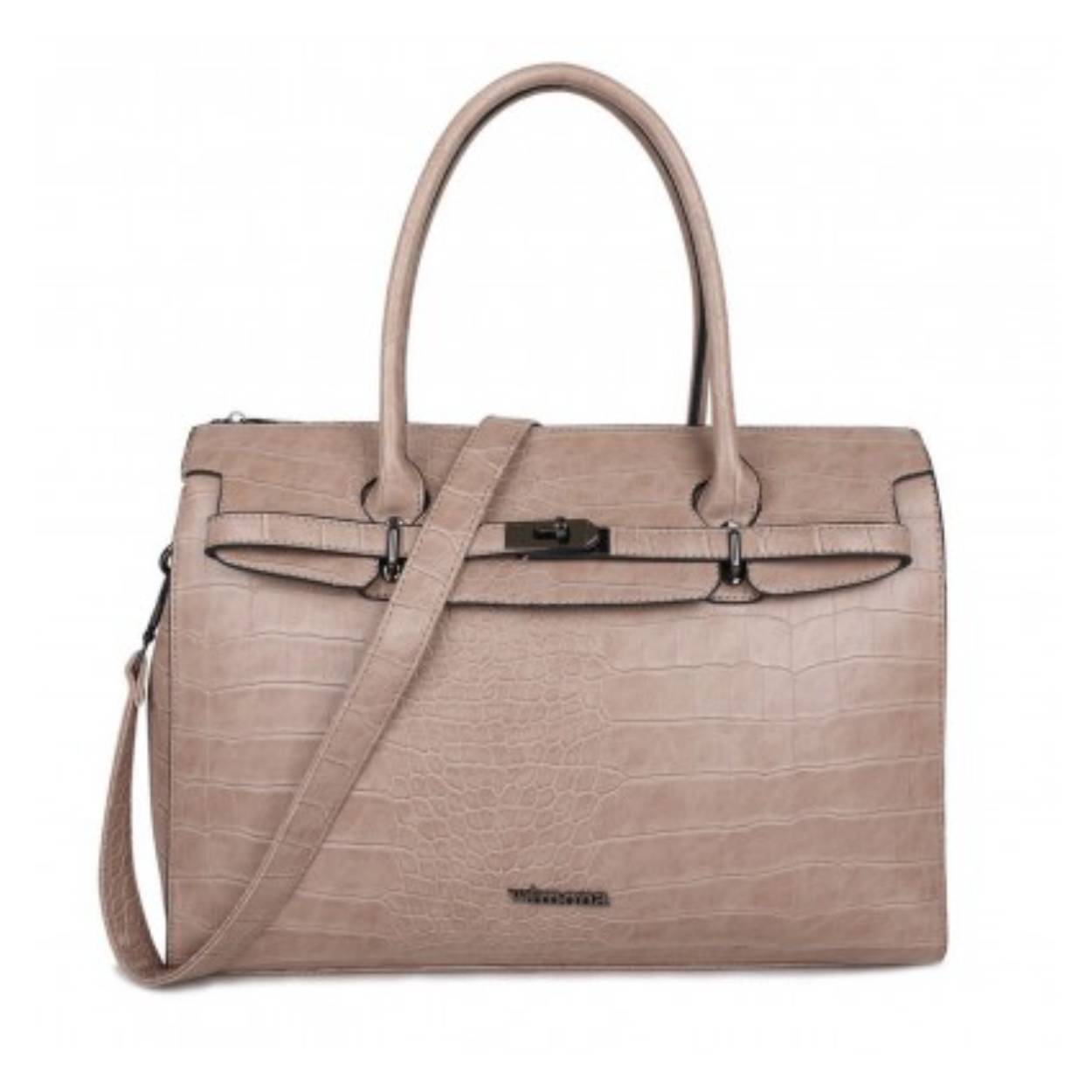 Soort tas: Handtas
Materiaal: Imitatie leer
Schouderband: Ja
Buitenafmeting: 
Hoogte: 31,5 CM
Breedte: 41 CM
Diepte: 13,5 CM

Laptopvak: Ja
Garantie: 1 jaar