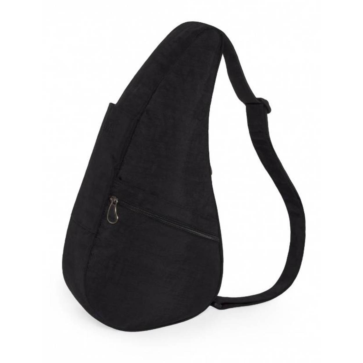 Healthy Back Bag. De "Topper" onder de rugtassen. Oersterk, sportief en modieus is deze rugtas/crossover met veel binnen- en buitenvakken. De tas is ergonomisch: ontworpen om de rug te ontlasten en de druk op de nek en schouders te minimaliseren. De unieke vorm verdeelt het gewicht over de gehele rug. Alle tassen hebben een verstelbare schouderriem met anti-slip. Tevens als schoudertas te dragen. Met de rits altijd tegen uw rug, zijn uw spullen veilig en onder handbereik, zonder dat de tas afgedaan dient te worden. Een brede keuze in materialen en kleuren maken de Healthy back bag tot de perfecte compagnon: wie u ook bent, waar u ook gaat.  Fijn voor de zomer- en wintersportvakantie of een city trip.
The Healthy Back Bag Texured Nylon Medium met Ipad vak
2 jaar garantie
Maat 49 x 28 x 18 cm. (10 liter)
Zilver kleurige voering
Veel binnen en buitenvakken
Verstelbare schouderriem
Gewicht 380 gram