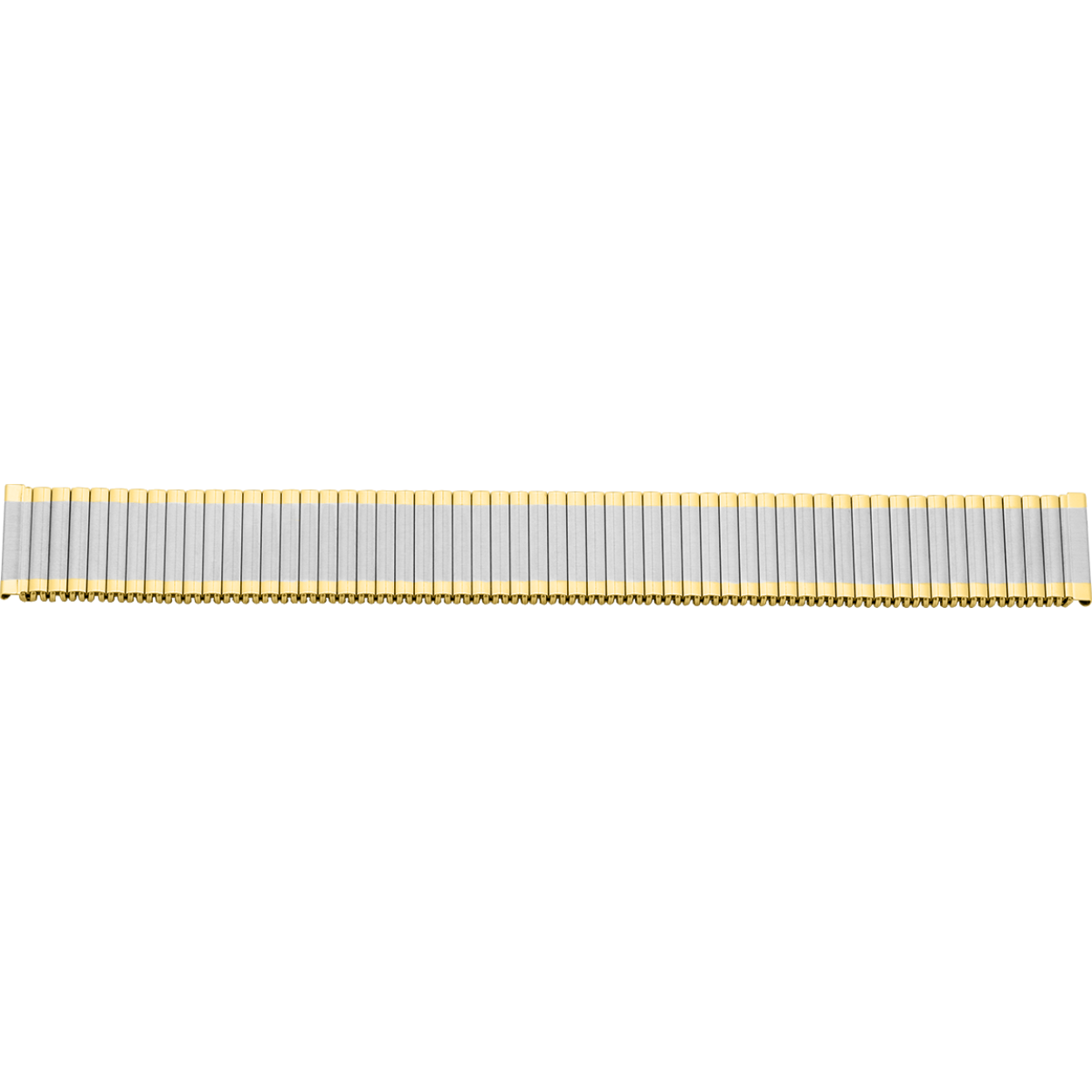 horlogearmband roestvrij staal bicolor goud
