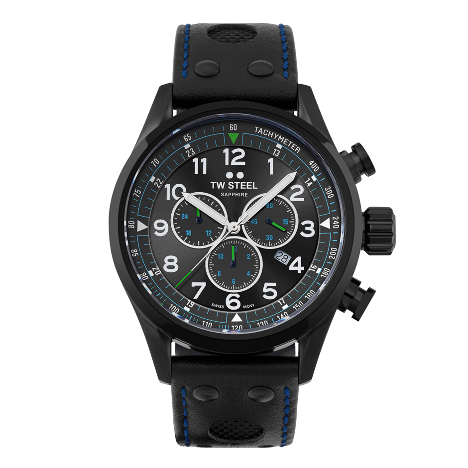 Ontworpen in samenwerking met de racelegende zelf, deze Solberg World Champion Edition is geïspireerd op zijn dominante Volkswagen WRX-auto. Het is voorzien van een Swiss made chronograafuurwerk, saffierglas en een zwarte wijzerplaat. Het ingegraveerde FIA Solberg World Champion logo op de kastdeksel is een eerbetoon Solberg zijn legendarische carrière.