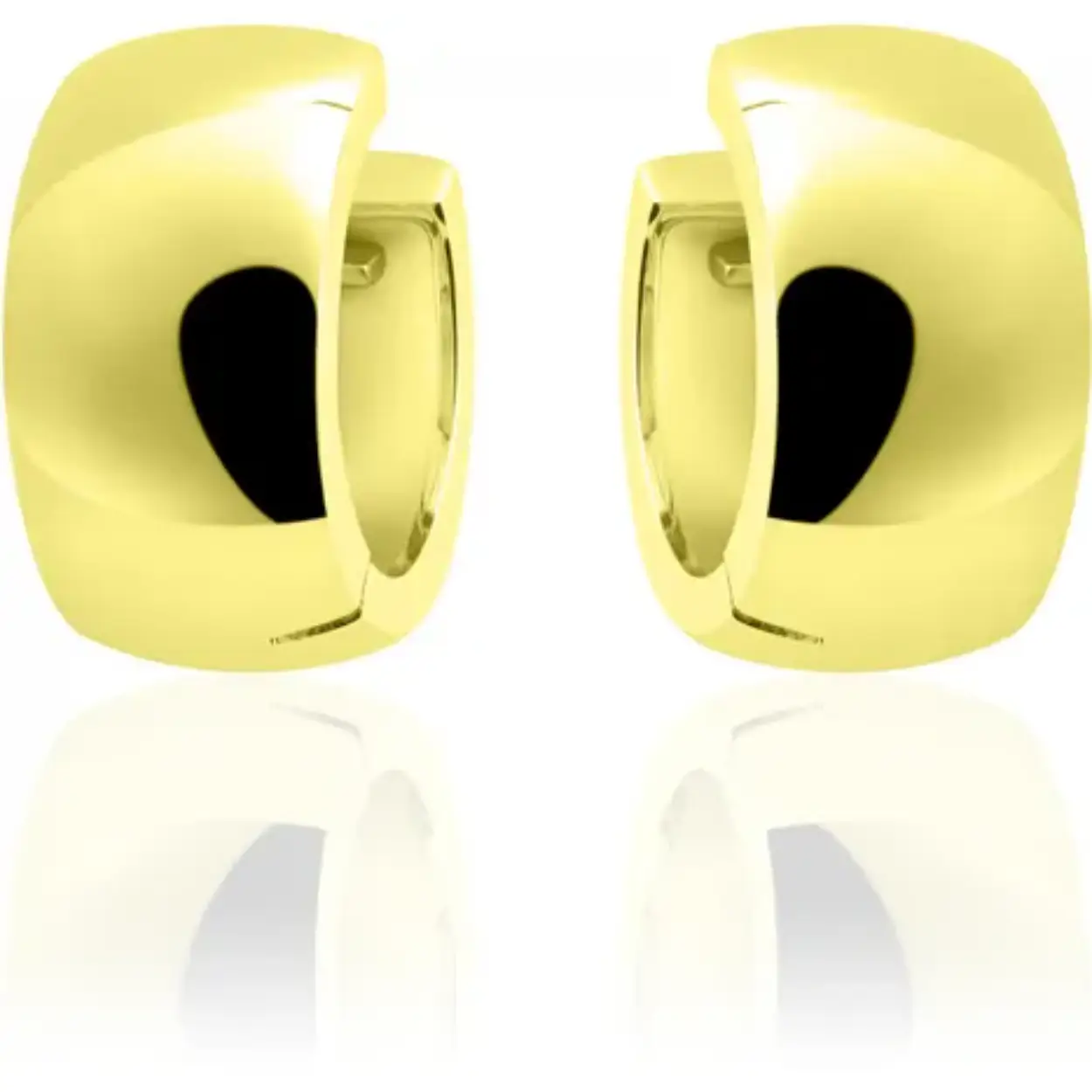 oorbellen creool zilver verguld 18 mm doorsnede gisser