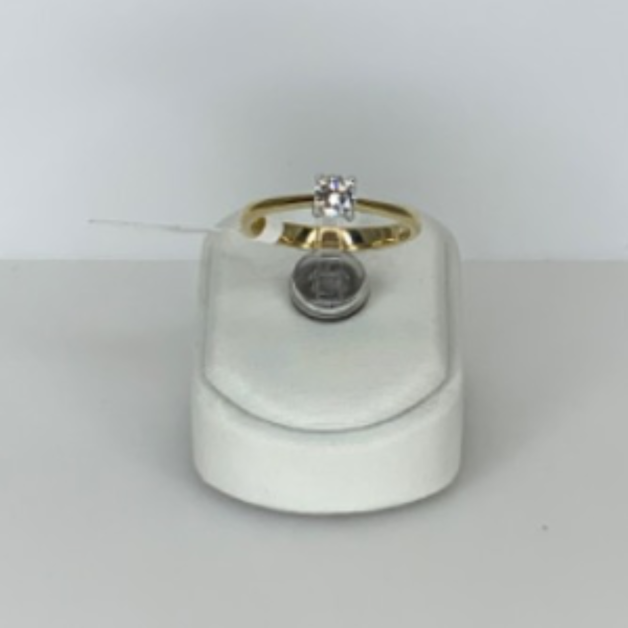 Briljant ring 0,36CRT TW/VS BICOLOR MT 17,5 PAS MODEL