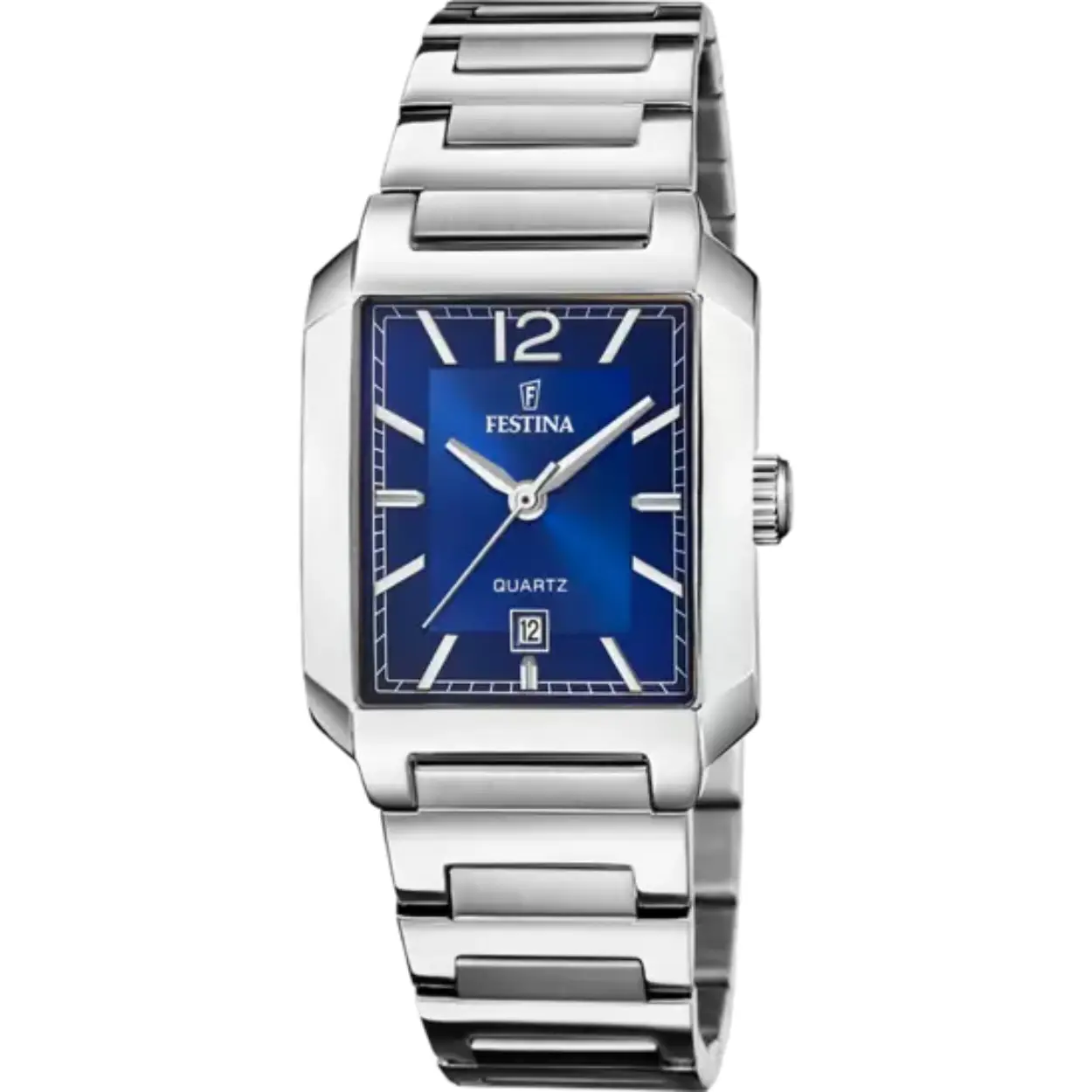 De "On the Square" collectie van Festina, met zijn kenmerkende vierkante wijzerplaat, vermengt elegantie en klassiek ontwerp in horloges voor zowel mannen als vrouwen. Voor de mannen combineert het robuustheid en verfijning met hedendaagse details, perfect voor de moderne professional. Voor de vrouwen biedt het stukken die ware juwelen van tijd zijn, een mix van kracht en vrouwelijkheid. Deze collectie onderscheidt zich door zijn geometrische vorm en focus op eenvoud en details, en biedt een veelzijdige reeks stijlen voor elke gelegenheid, van zakelijke bijeenkomsten tot gala-evenementen, als symbool van een accessoire van klasse en tijdloze elegantie.