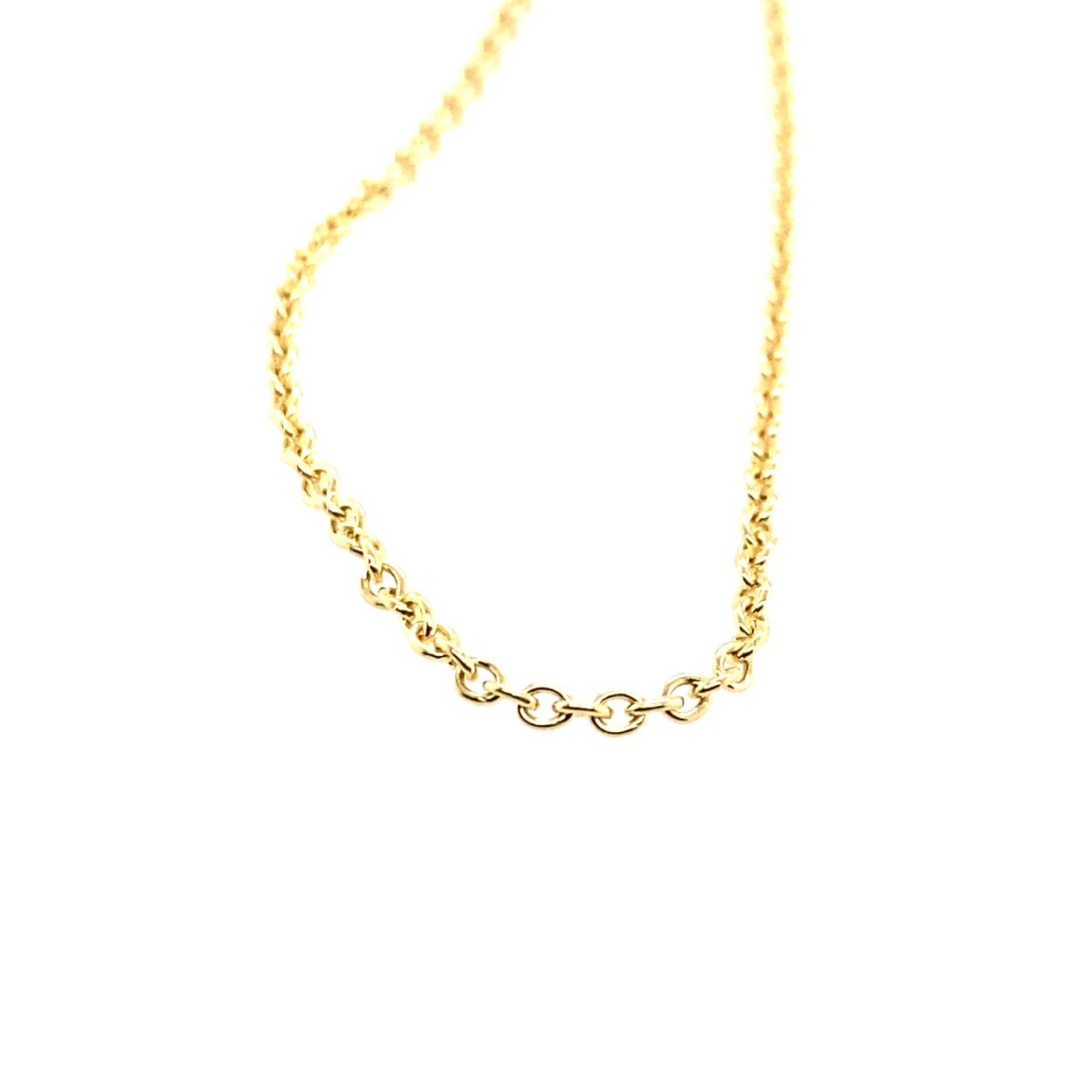 gouden anker collier 2.3mm 50 cm