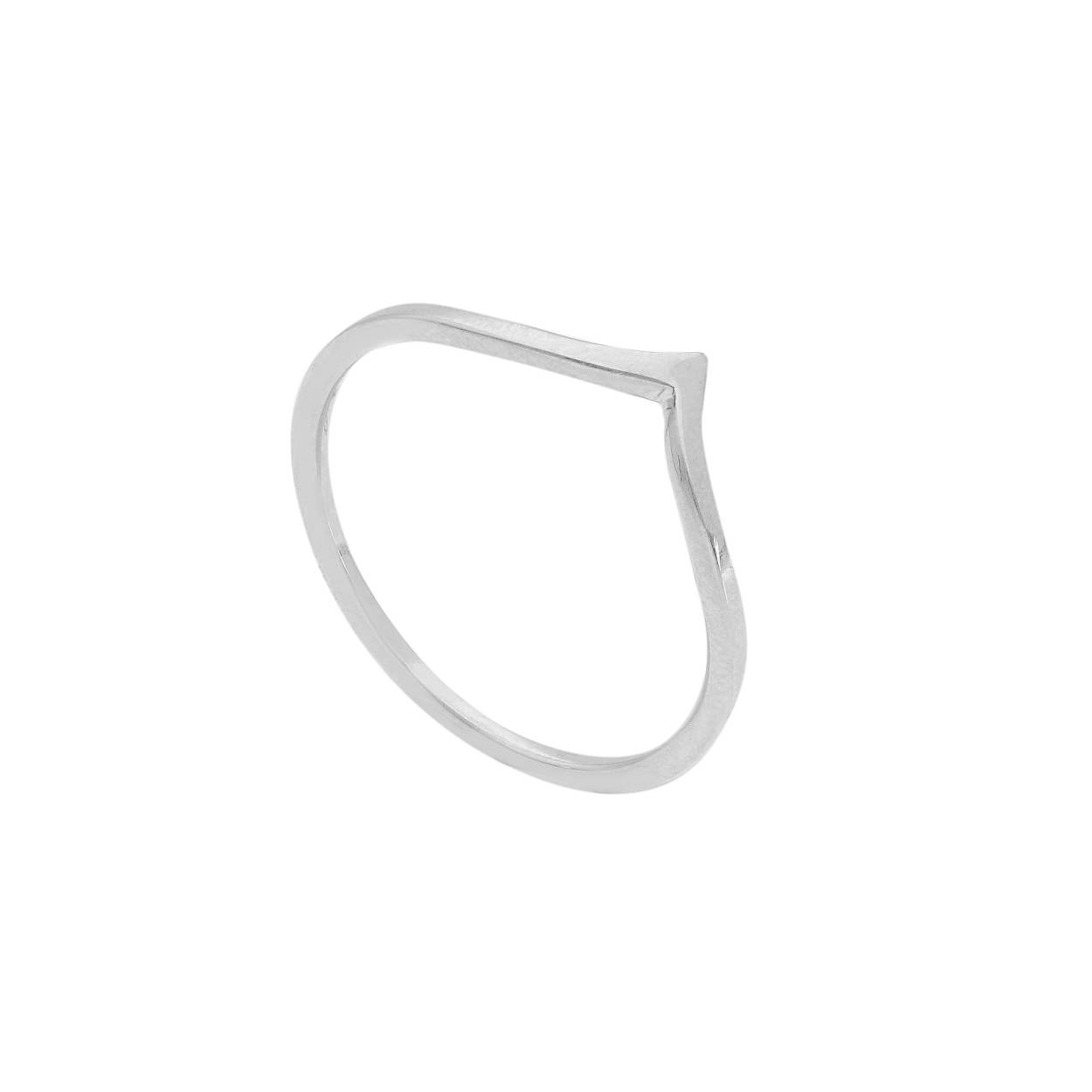 Ring wit goud 18kt