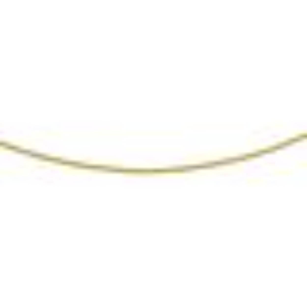 18k geelgoud ronde anker collier op 45 cm