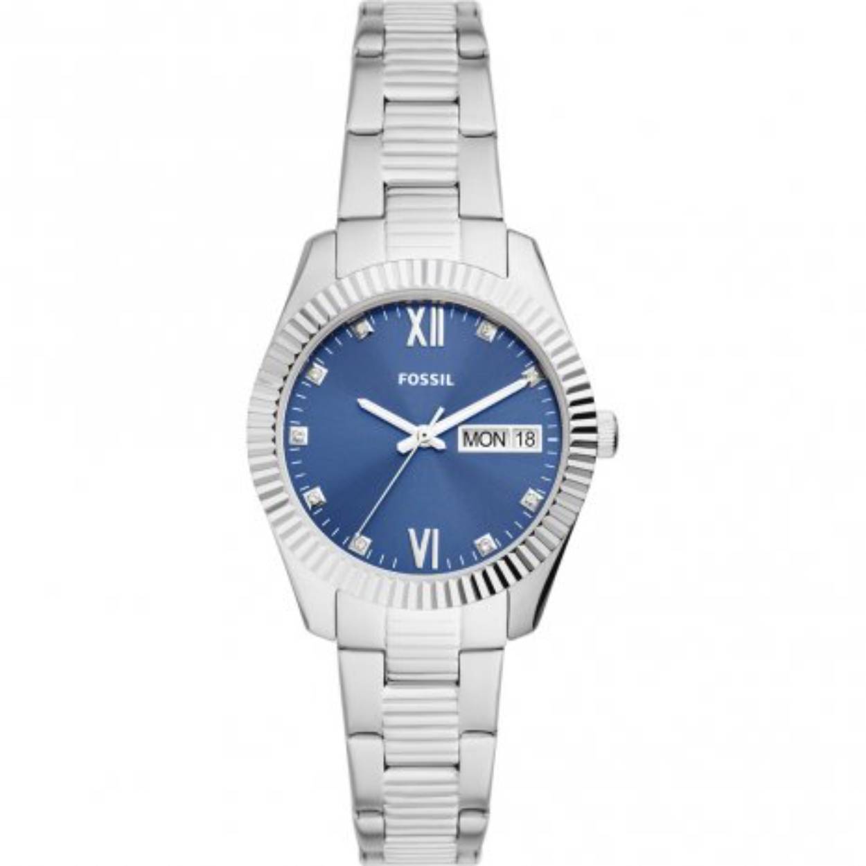 Fossil ES5197 Scarlette horloge
Roestvrijstaal horloge met dag-datum

Een chic polshorloge, een sportief horloge of een trendy horloge met verwisselbaar bandje? Bij ons heb je ruime keuze uit de mooiste horlogemerken voor jouw unieke look. Ga voor een horloge dat bij jou past en geniet van jarenlang plezier!

Het horloge beschikt over een quartz uurwerk. De horlogeband is gemaakt van rvs. Met dit prachtige horloge ben je elke dag op de hoogte van de juiste tijd!