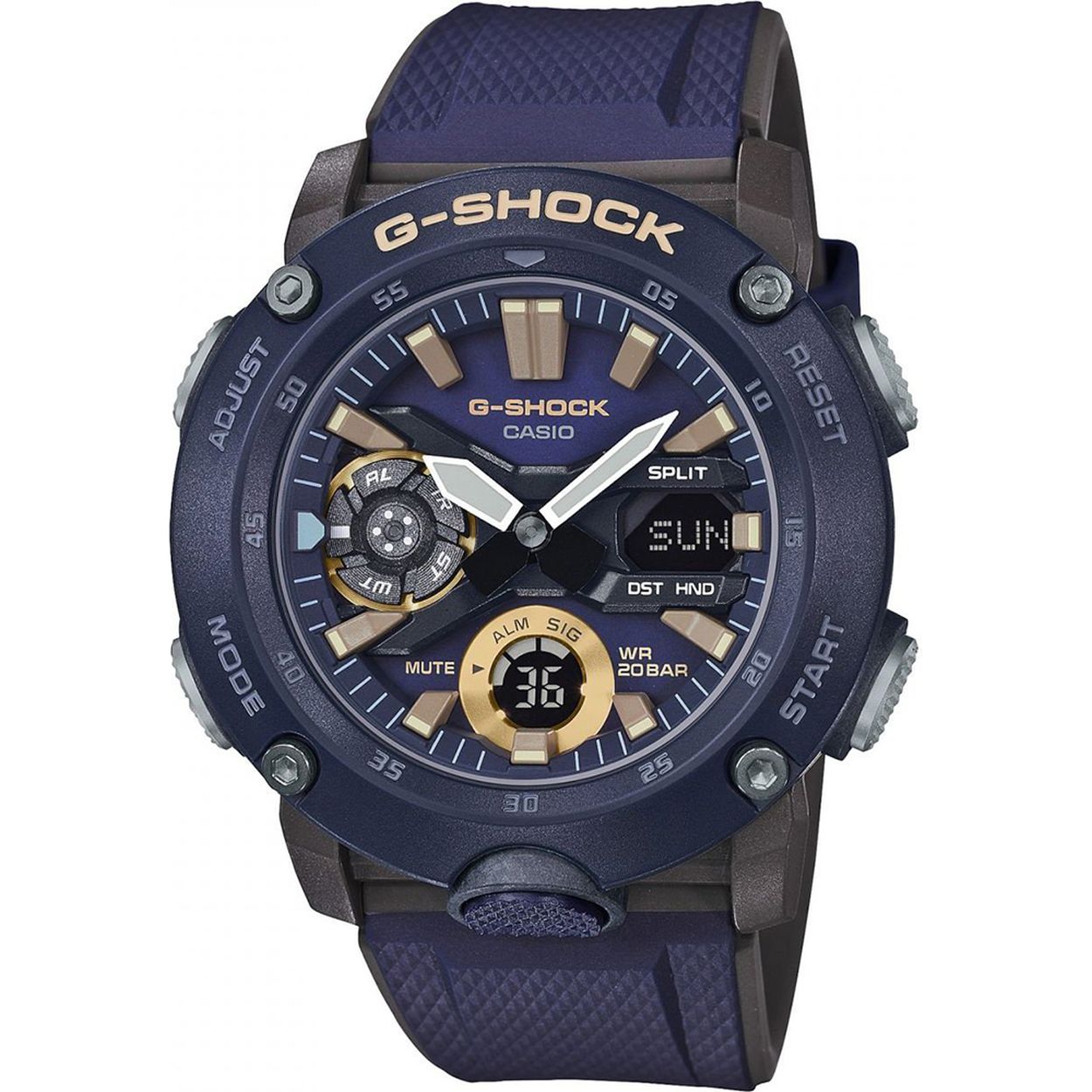 Casio horloge  

Algemeen
Geslacht: heren
Model: GA-2000-2AER