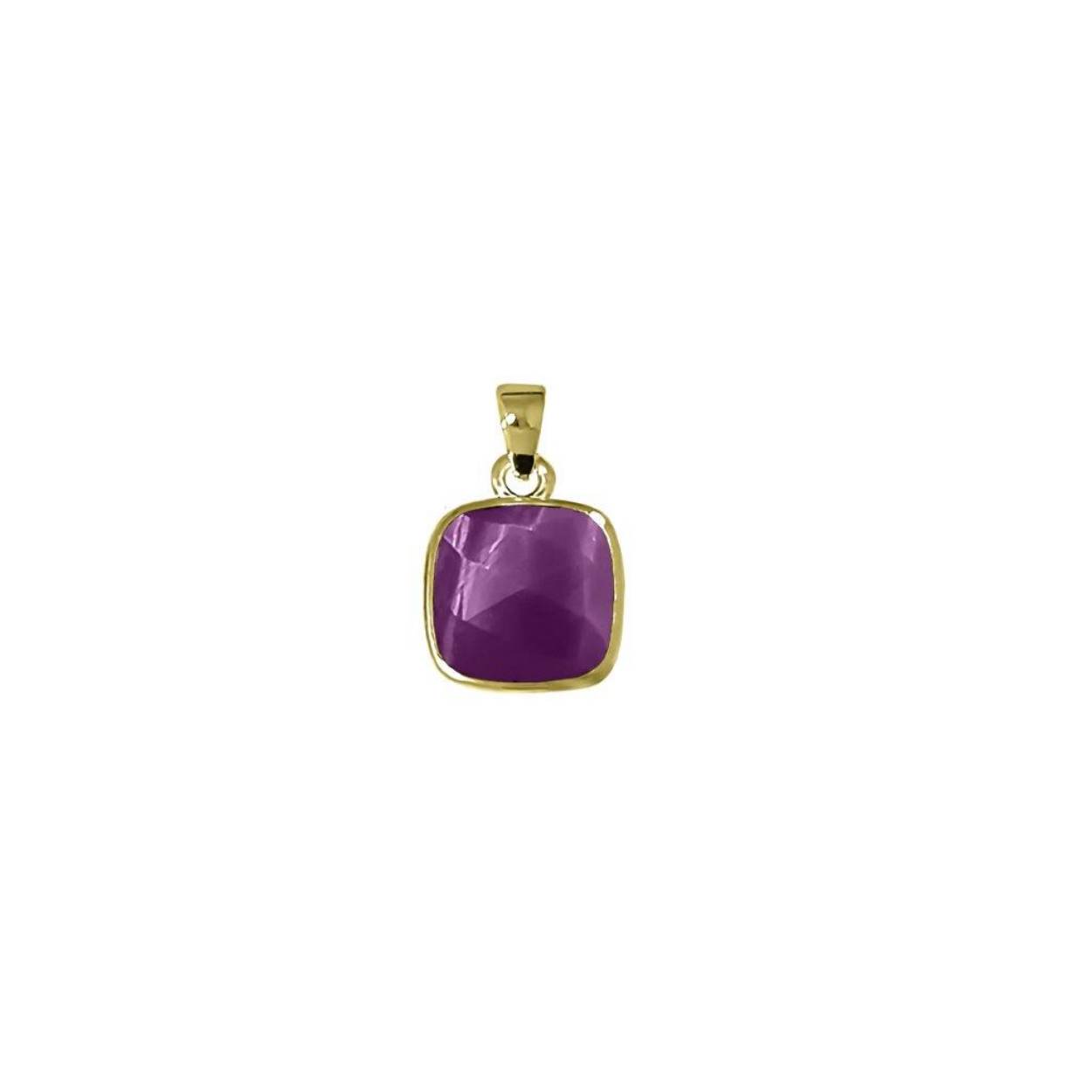 MY iMenso ODM "Blocco Amethyst" pendant(925/1Mgold-plated)