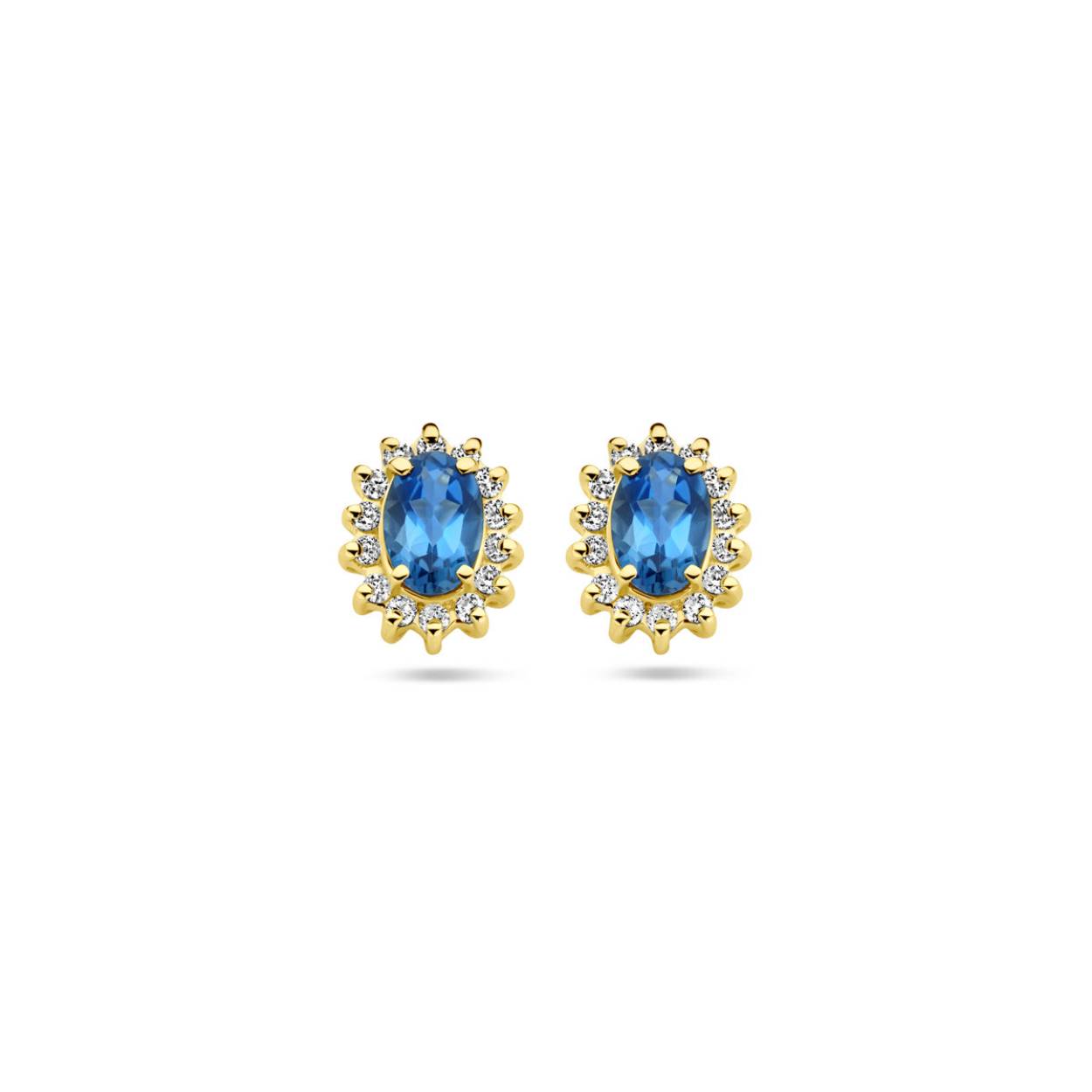 4030750 Geelgoud oorknoppen 14kt 