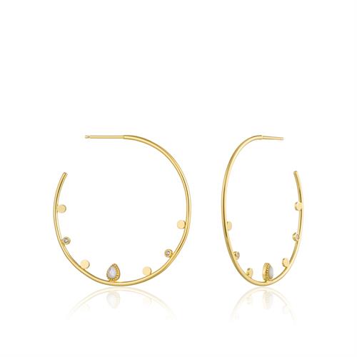 DREAM OPEN HOOP EARRINGS GD/ZV