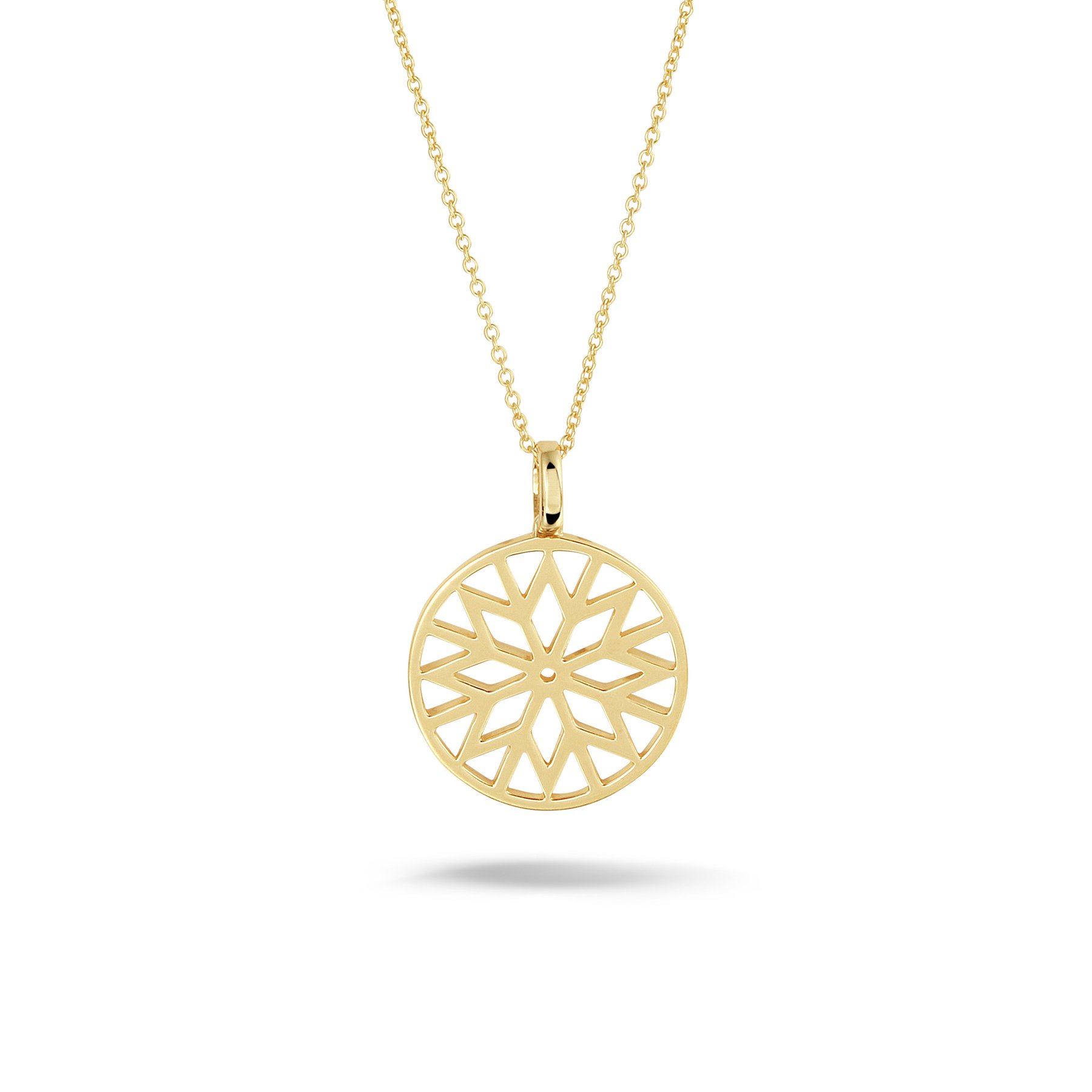 Deze signature Culet hanger is gemaakt van massief 18-karaats geelgoud. Prachtig te combineren met bijpassende oorsieraden, ring en armband. Tevens verkrijgbaar in rosegoud en witgoud. 