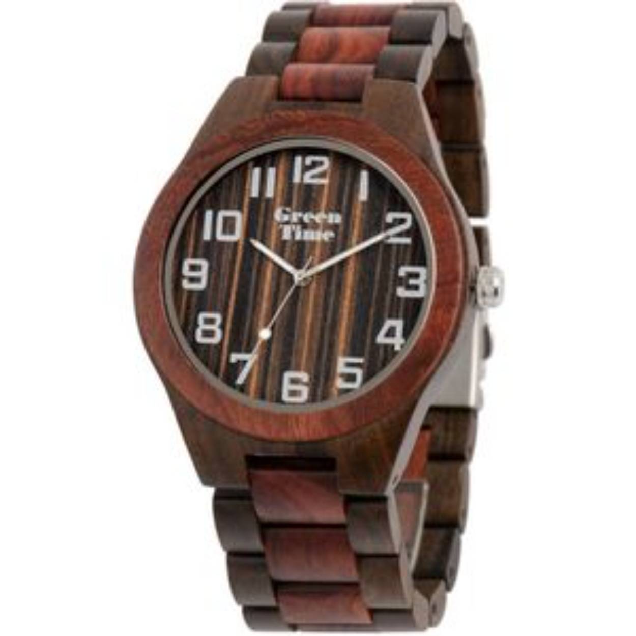 De Green Time Horloge is een stijlvol horloge. Als polshorloge voegt het een vleugje elegantie toe aan elke outfit. Het is ontworpen voor dagelijks gebruik en past perfect om uw pols. Dit horloge is ideaal voor zowel formele als informele gelegenheden, waardoor u altijd op tijd en modieus bent.