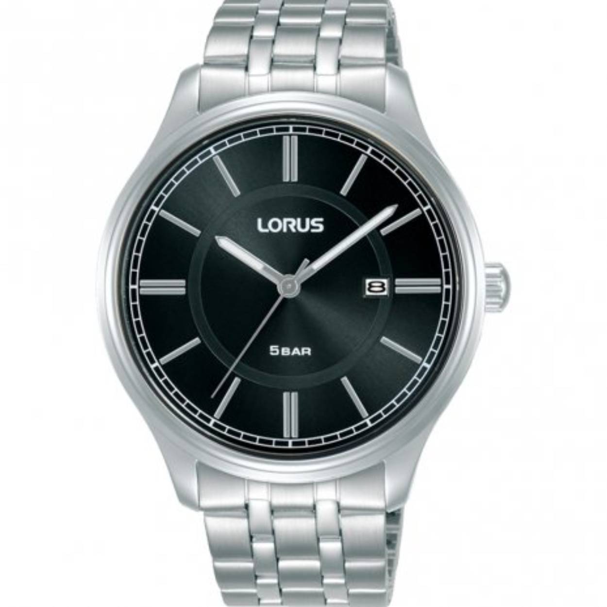 Dit is een herenhorloge van het merk Lorus. Het is een analoog horloge gemaakt van staal. De diameter van de kast is 42 mm en de kast is 8.8 mm dik.