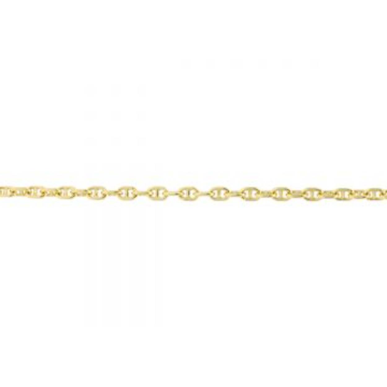 zilveren Karma armband, Queens Chain Goldplated