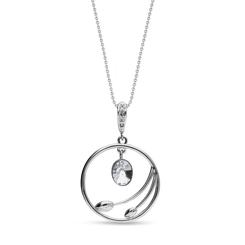 Maak je looks compleet met deze prachtige kristal ketting van SPARK Jewelry voor dames. Spark Silver Jewelry Damesketting uit de ovale collectie. 925 Zilveren Juweel Met Swarovski Kristal Kleur Kristal. Kettinglengte: 47 cm (42 cm + 5 cm verlenging). Hanger lengte: 3,7 cm. Kristalgrootte 8 mm. Sluiting: met haak. Detail: Ovaal.