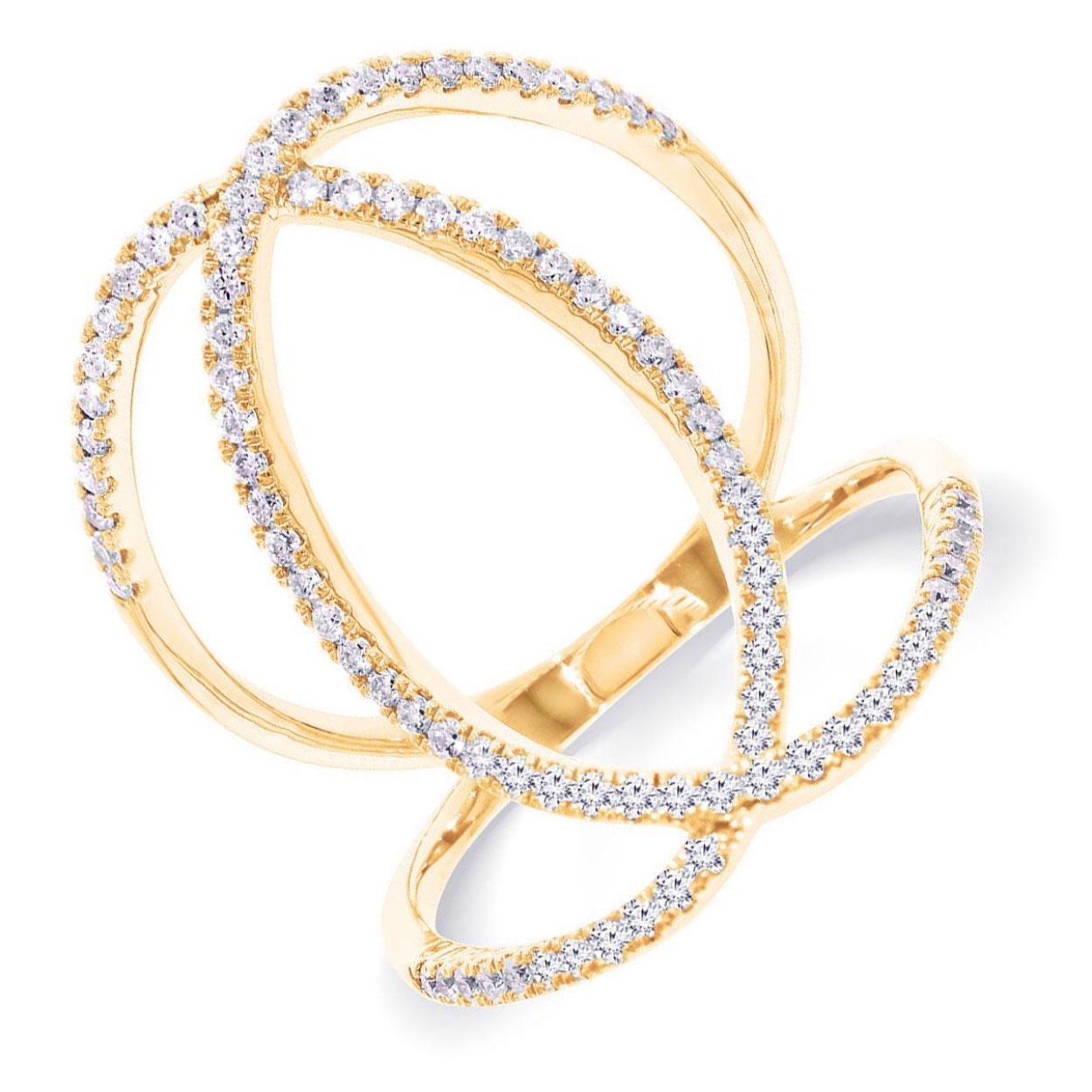 14k Geelgouden fantasie ring 