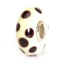 Trollbeads Bedel Bruine stip
