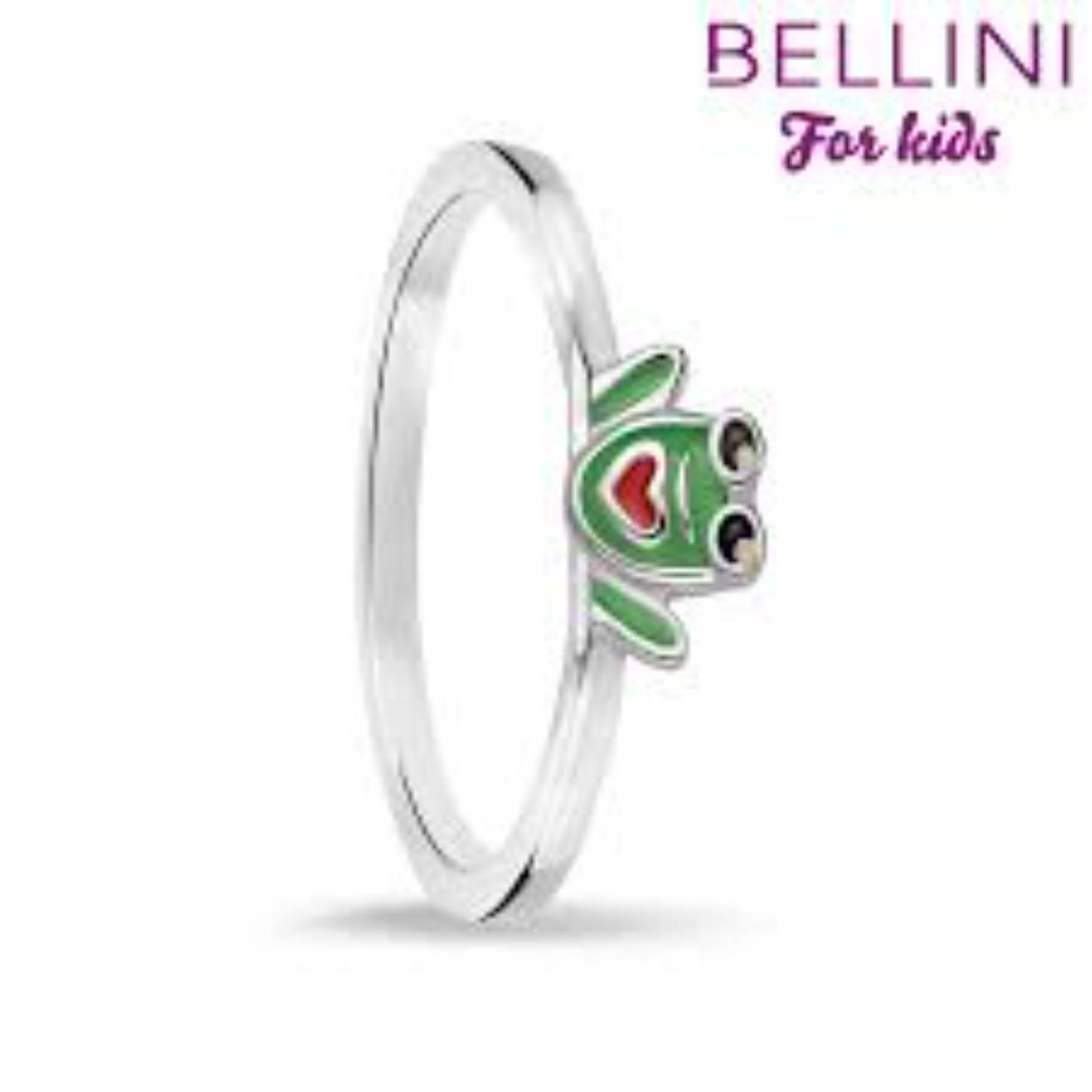 bellini ring zilv met kikker 