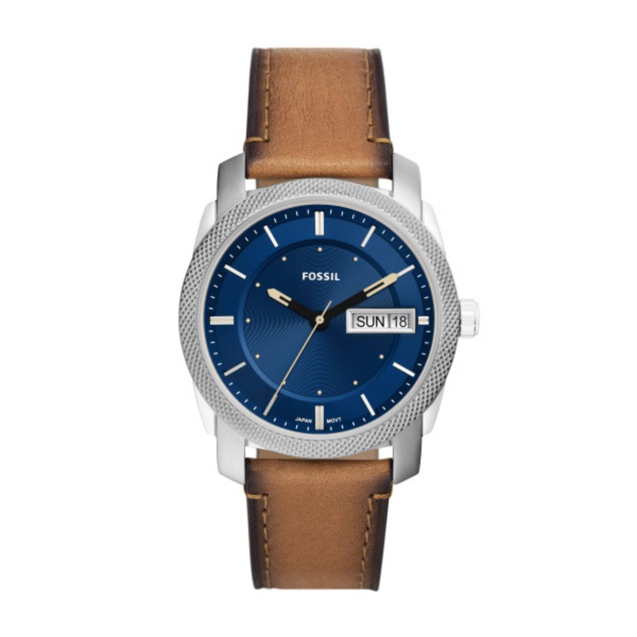 Dit trendy heren Fossil FS5920 horloge beschikt over een quartz uurwerk en een prachtige bruine band. De kleur van de rond kast van dit herenhorloge is zilverkleurig. Het glas van dit horloge is gemaakt van een sterk mineraal glas. Dit prachtige horloge van Fossil is gemaakt van edelstaal.Met een kastgrootte van 42 mm en een dikte van 13 mm past dit horloge u vast leuk. De wijzerplaat is in de kleur blauw.