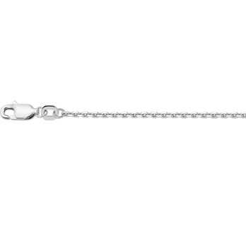 Mooie zilveren collier met een anker schakel. Lengte van collier is te verstellen van 41 cm tot 45 cm