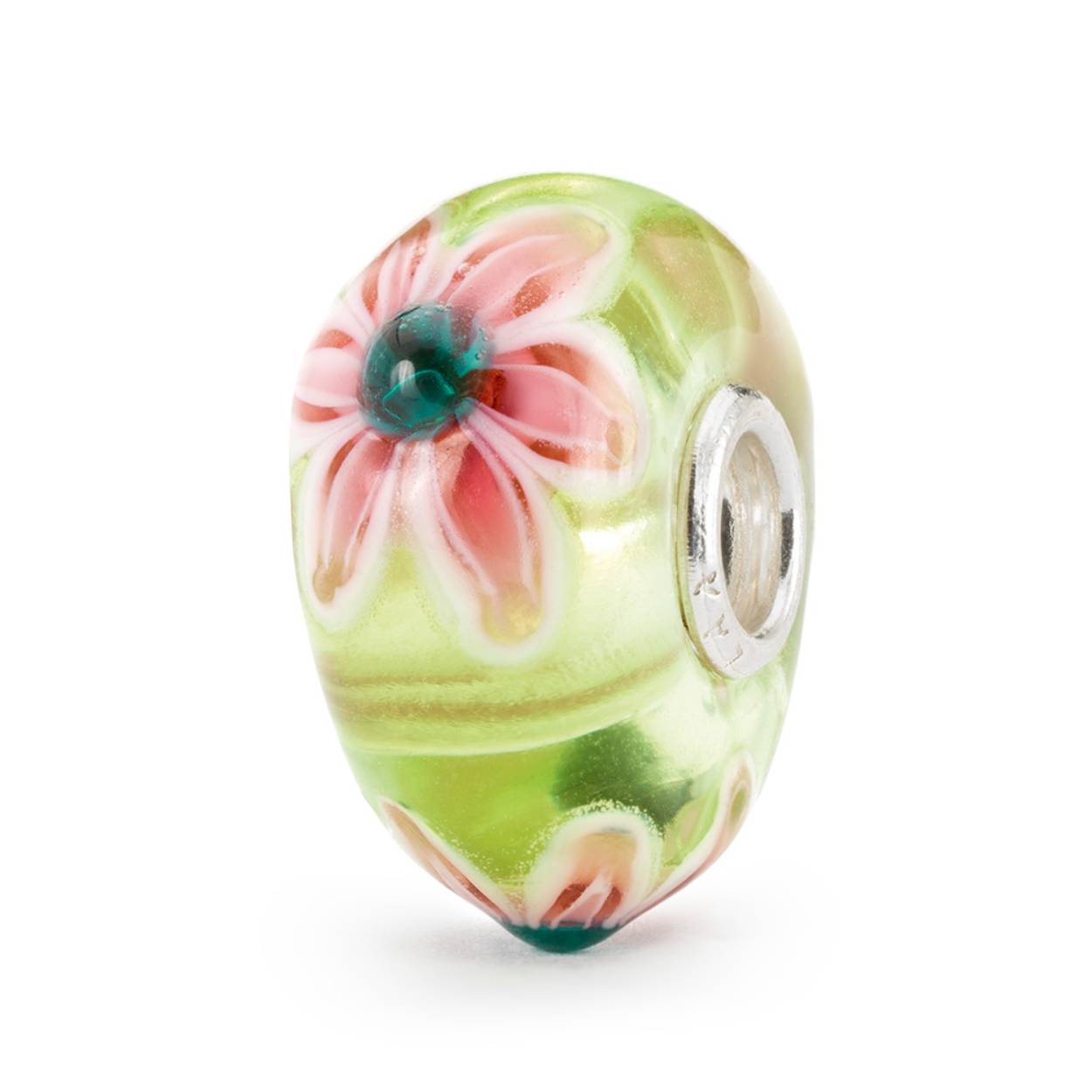 Trollbeads kraal Roze Bloem
