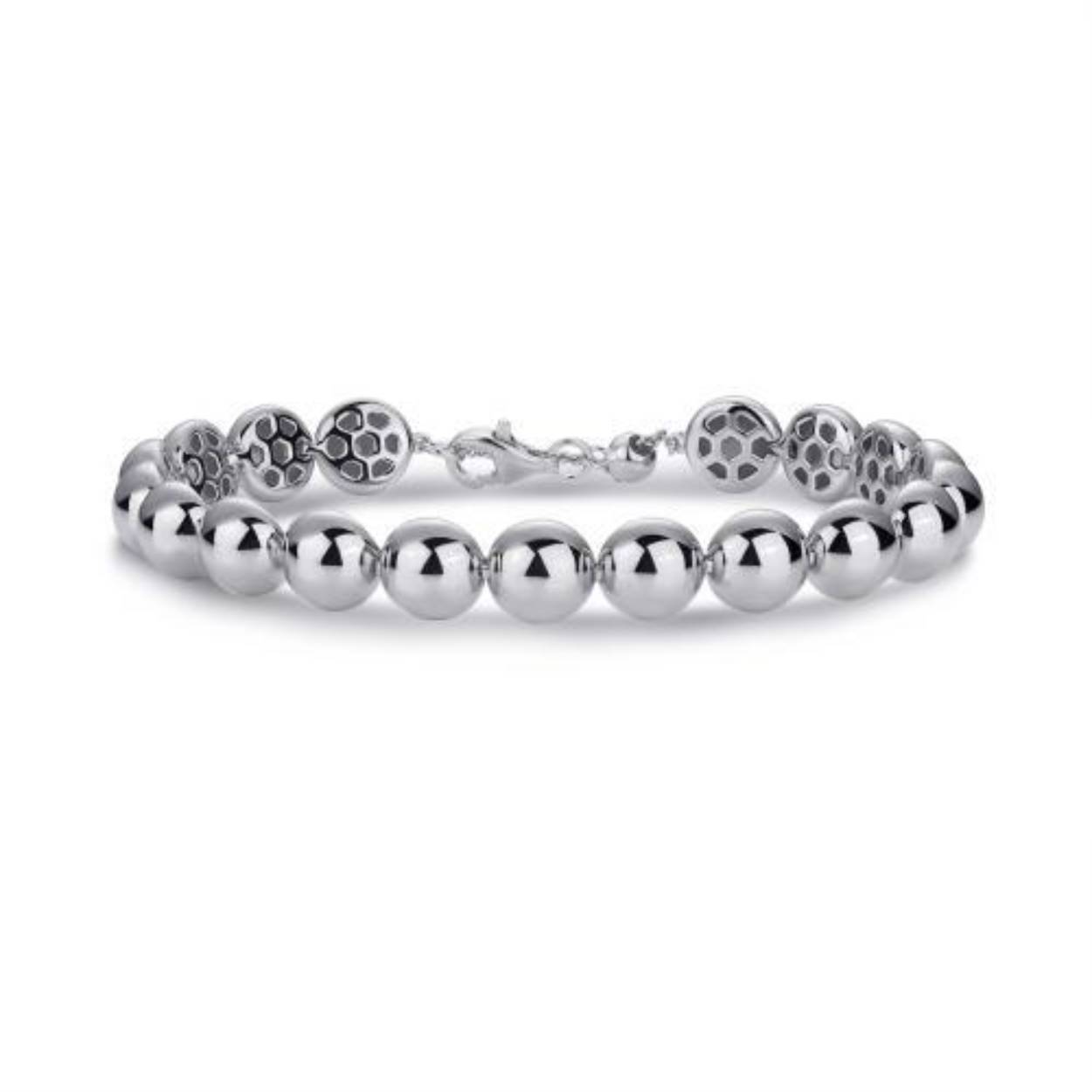 Kralenarmband zilver