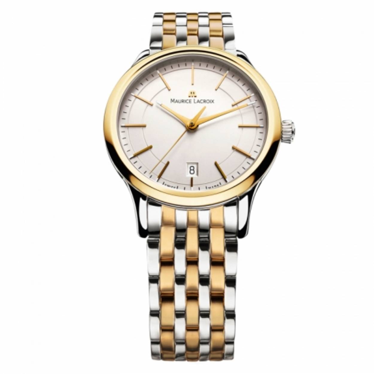 Maurice Lacroix LC1026-PVY13-130 Les Classiques dameshorloge met bicolor band