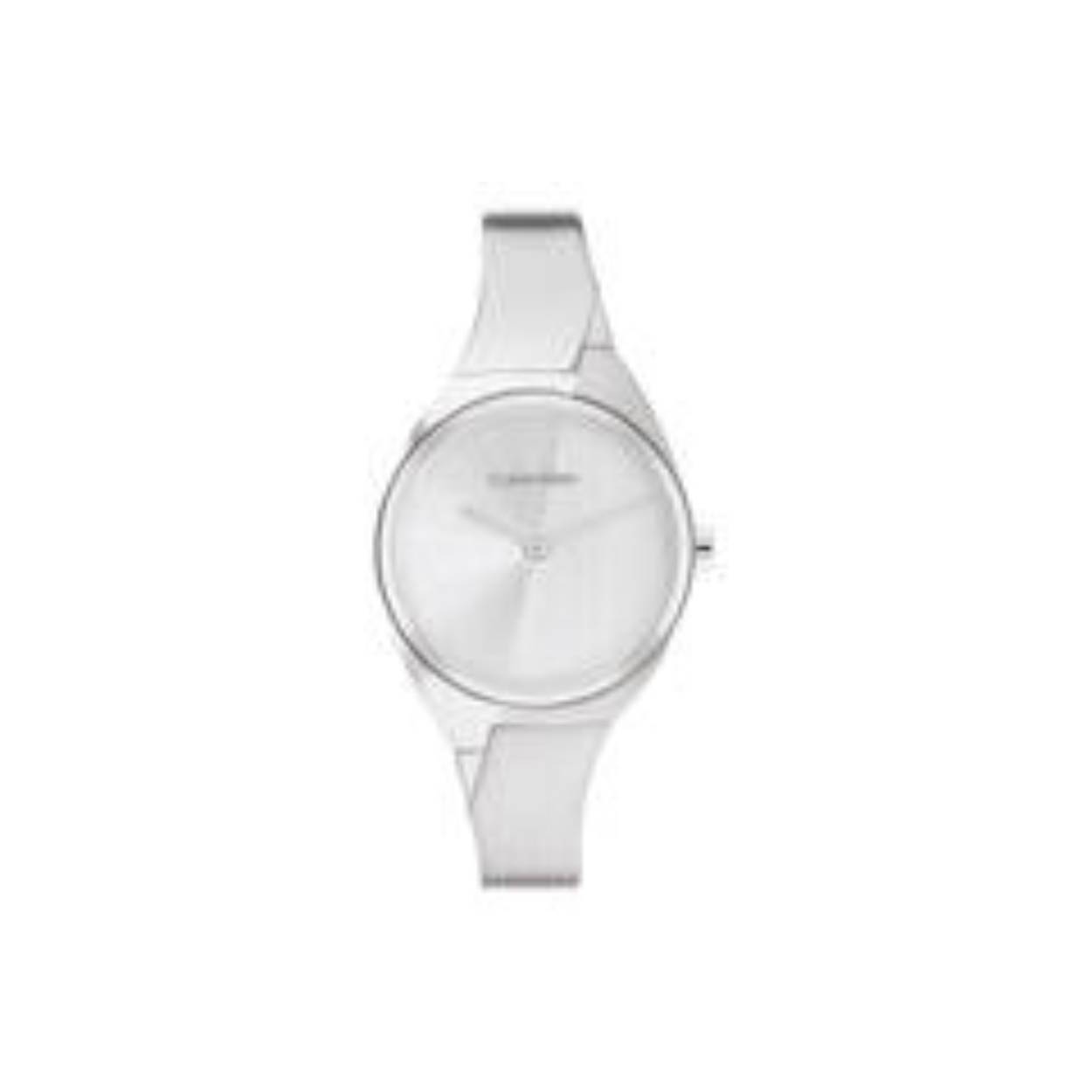 Calvin Klein CK25200234 Dames Staal Horloge 30mm 
Dit Calvin Klein dameshorloge met nr CK25200234 is een chique en charmant ontwerp. De stijlvolle ronde gladde stalen kast heeft een zilverkleurige wijzerplaat met een gladde bezel. Op de wijzerplaat is alleen de merknaam gedrukt en de tijd wordt aangegeven met hele fijne wijzers. Aan de zilverkleurige kast zit een zilverkleurige bangle band. Het sierlijke horloge heeft een mineraalglas, een doorsnee van 30mm en is 3 ATM.

OVER CALVIN KLEIN
Calvin Klein is een wereldwijd lifestylemerk dat gewaagde, vooruitstrevende idealen en een verleidelijke, vaak minimalistische, esthetiek nastreeft. Calvin Klein werd groot in de jaren 70 door haar mode- en merkjeans collecties. In de jaren 80 lanceerde Calvin Klein haar spraakmakende ondergoed dat uitdrukkelijk van logo &rsquo;s voorzien was. Vanwege het grote succes is het merk ook succesvol uitgerold in Accessoires, Parfums, Home, Brillen, Golf, Horloges en Sieraden.
Sinds de oprichting in 1968 door Calvin Klein, heeft het merk haar reputatie opgebouwd als leider in de Amerikaanse mode, dankzij een cleane esthetiek en innovatieve ontwerpen. Calvin Klein wil haar publiek verleiden en inspireren door middel van provocerende beelden en opvallende ontwerpen die prikkelen. 

SPECIFICATIES:
- Mineraalglas
- Zilverkleurige stalen kast
- Zilverkleurige wijzerplaat 
- Zilverkleurige bangle band
- Ronde kastvorm, &Oslash; 30mm
- 3 ATM