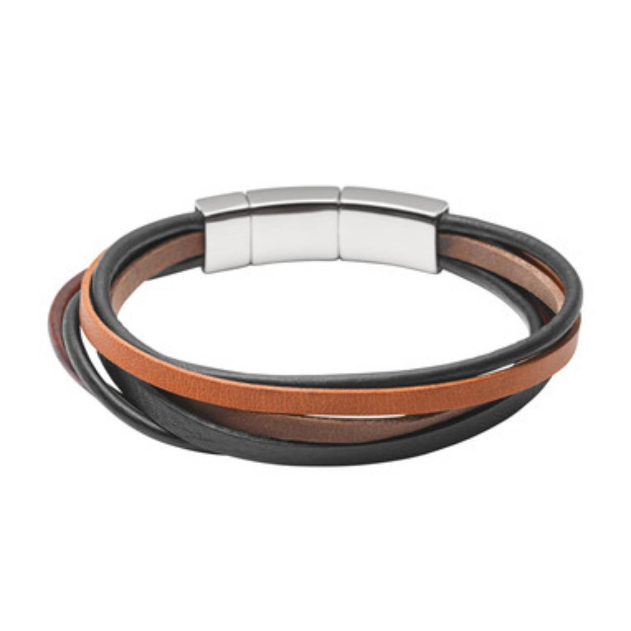 De sieraden van Fossil kenmerken zich door veelzijdigheid in design. Uitgevoerd in verschillende kleuren is er altijd wel een leuke combinatie te maken. Deze stoere Fossil JF02076040 armband is uitermate geschikt voor Heren. Omdat de armband gemaakt is van leer is deze zeer fijn om te dragen en zorgt hij toch voor een stoere look.