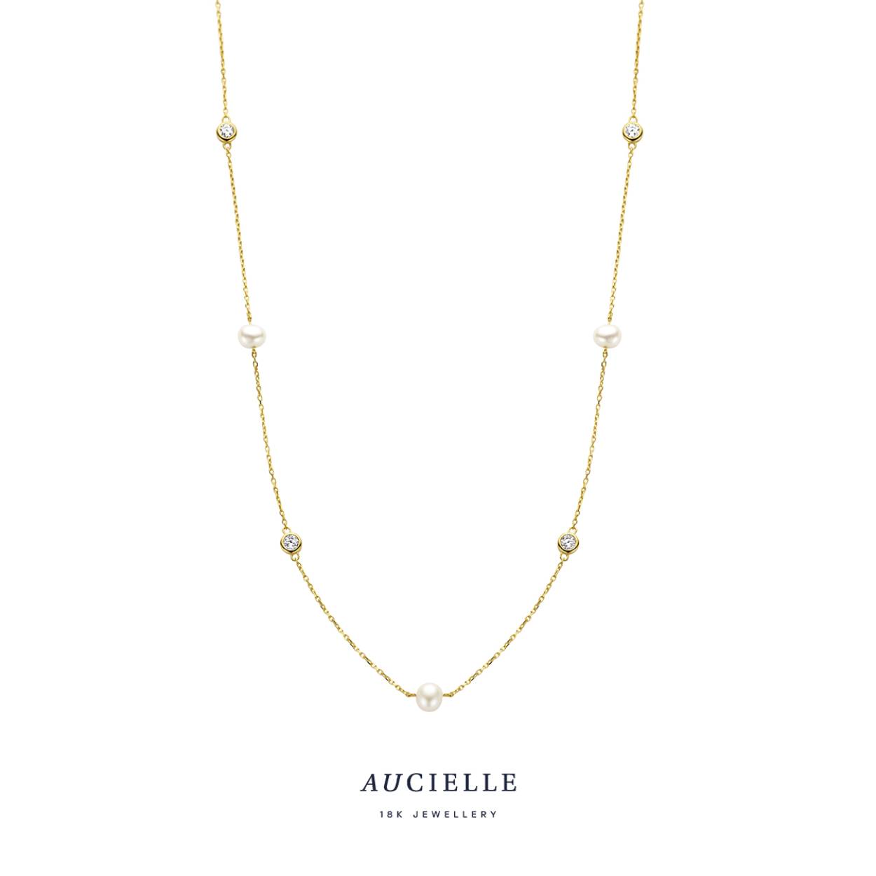 Aucielle ketting goud 18k