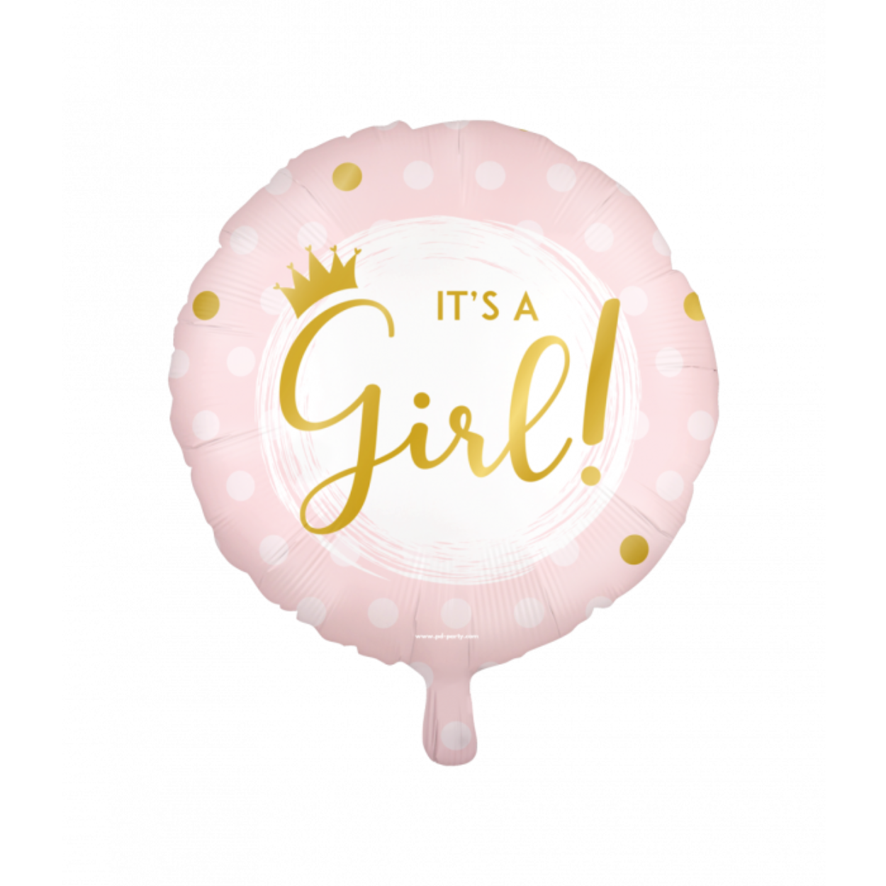 De foil balloons It's a girl! zijn een leuke toevoeging voor als er een feestje wordt gegeven omdat er een meisje geboren is en door de gebruikte kleuren valt de folie ballon extra op. De folie ballon kan worden gevuld met helium of met lucht, hiervoor wordt standaard een rietje meegeleverd. De ballonnen hebben een diameter van ongeveer 45 centimeter.