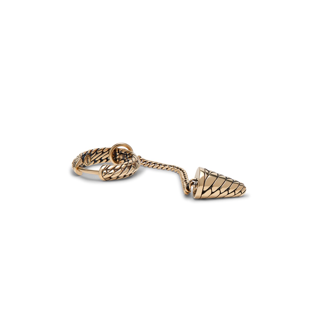 14k gold earhoop 