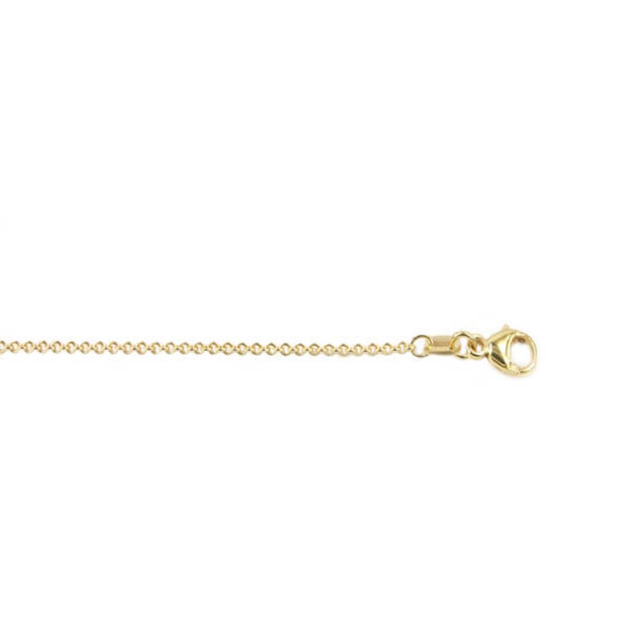 gouden Anker collier 45cm
