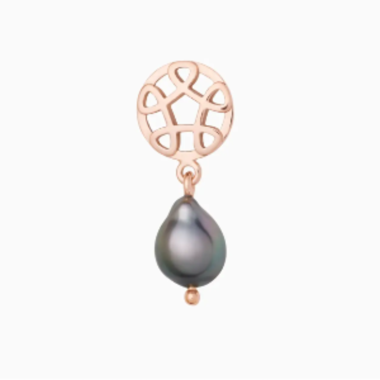 BRON Toujour Ajour broche  met Tahitie parel