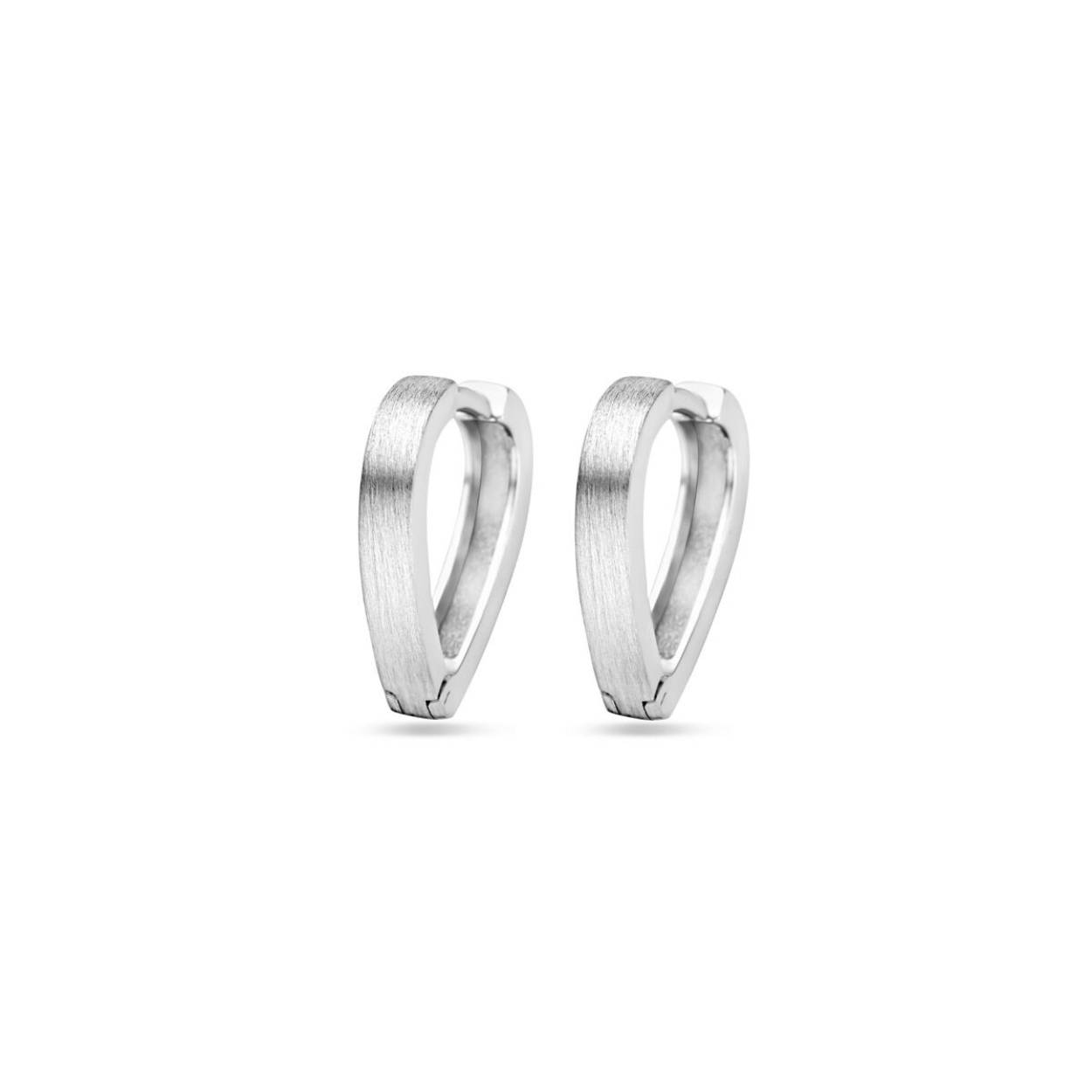Huiscollectie - Zilveren klap oorringen 15x3mm - 1340031