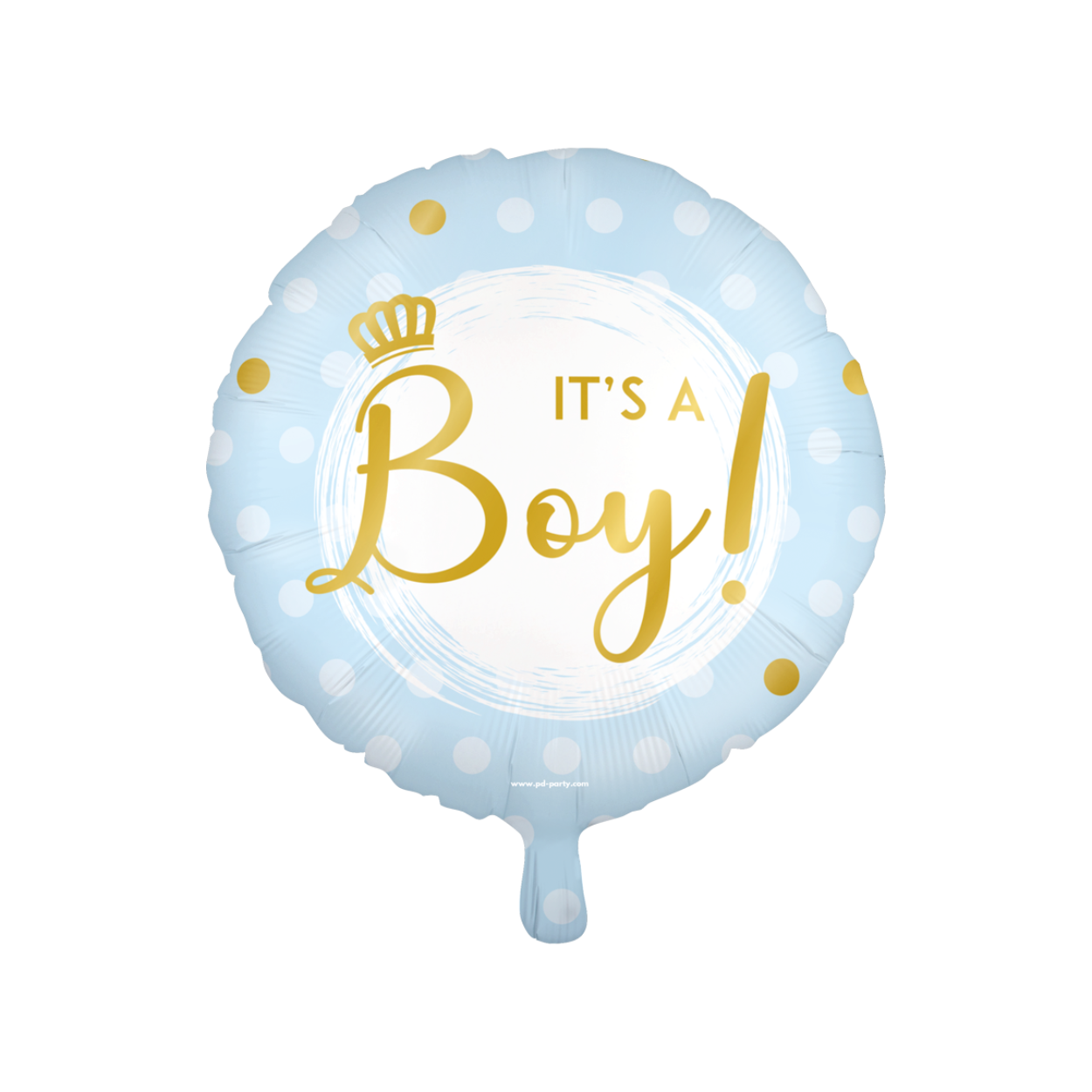 De foil balloons It's a boy! zijn een leuke toevoeging op een feestje voor als er een jongetje wordt geboren en door de gebruikte kleuren valt de folie ballon extra op. De folie ballon kan worden gevuld met helium of met lucht, hiervoor wordt standaard een rietje meegeleverd. De ballonnen hebben een diameter van ongeveer 45 centimeter,