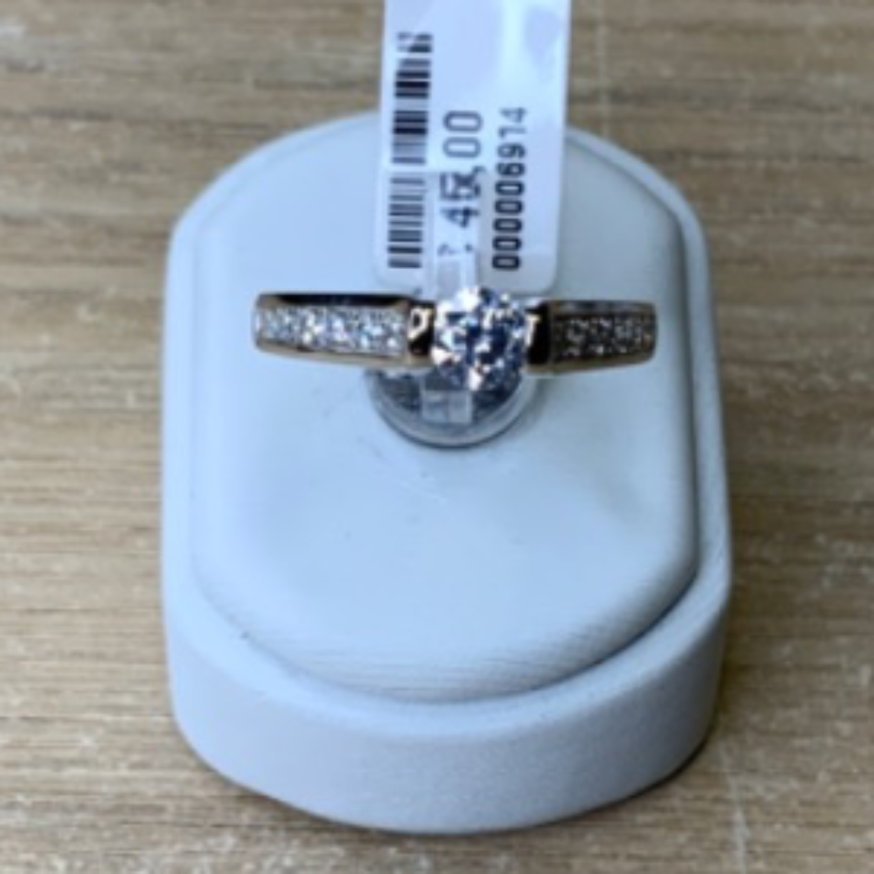 Zilveren ring zirkonia Rosa di Luca solitair met zirkonia
