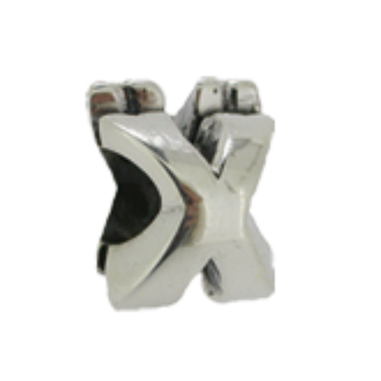 Letter X Zilver