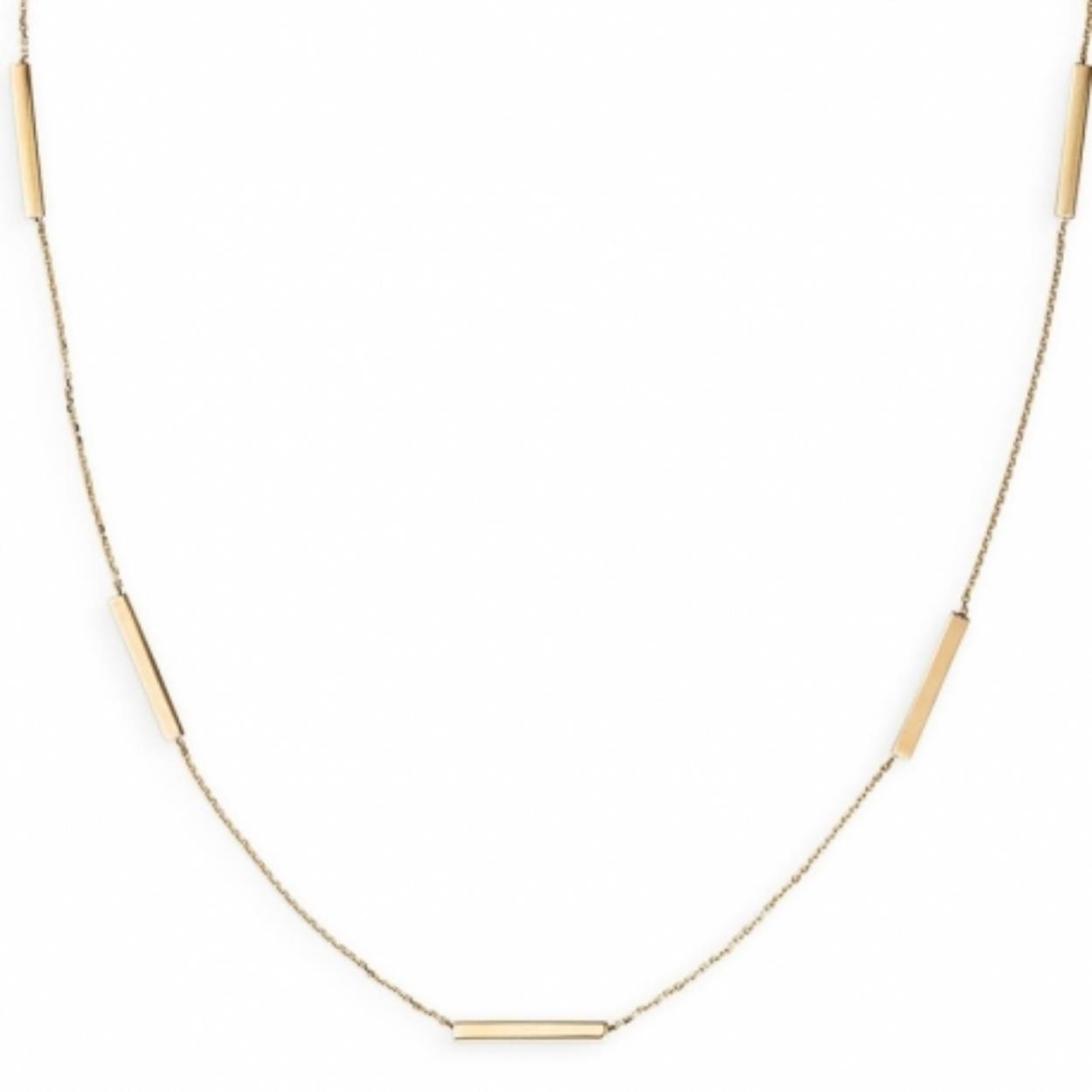 Choker met dichte langwerpige schakels
