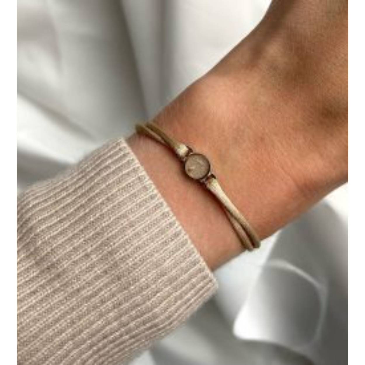 ashes bracelet round cord