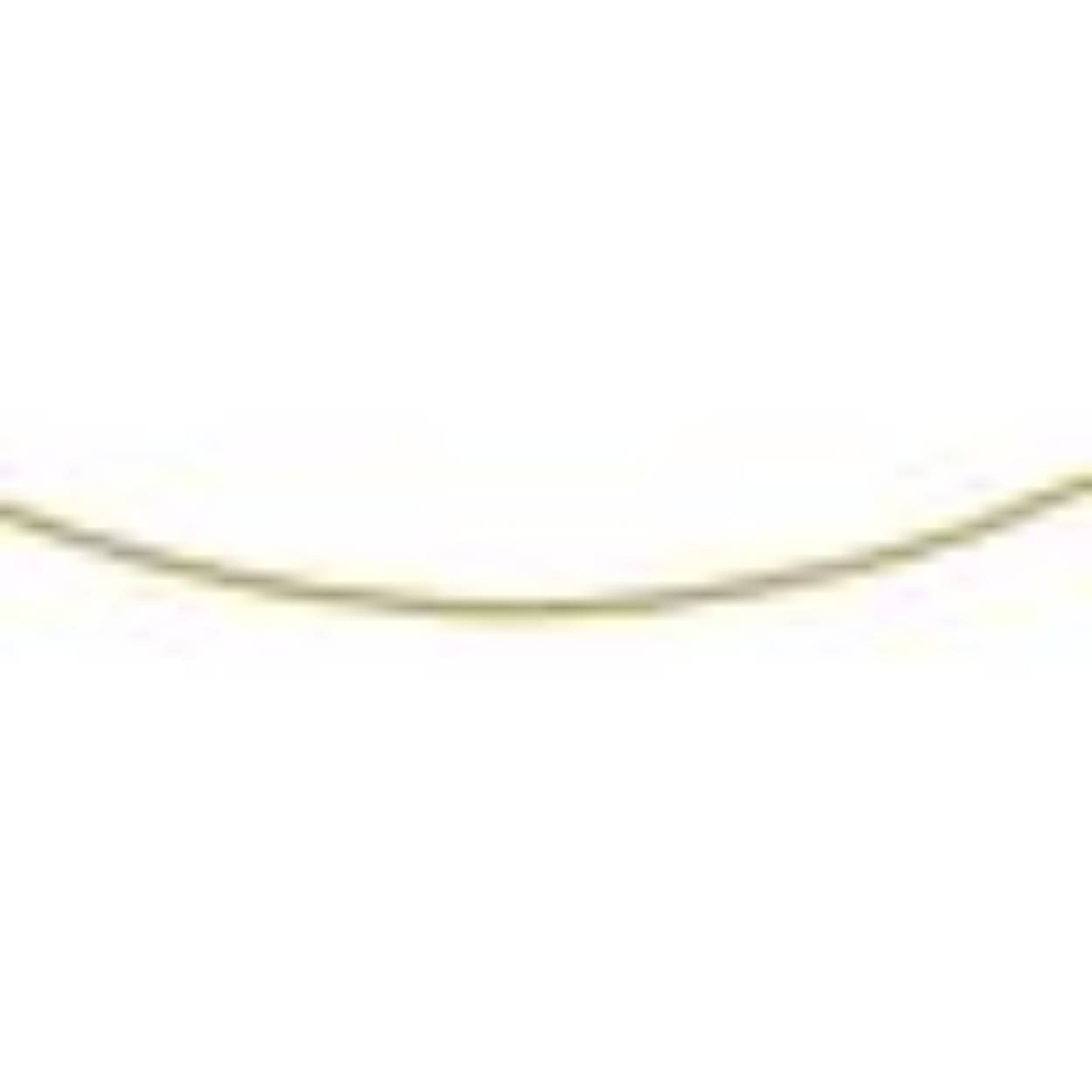 14k geelgouden anker collier met karabijn sluiting op 45 cm lengte