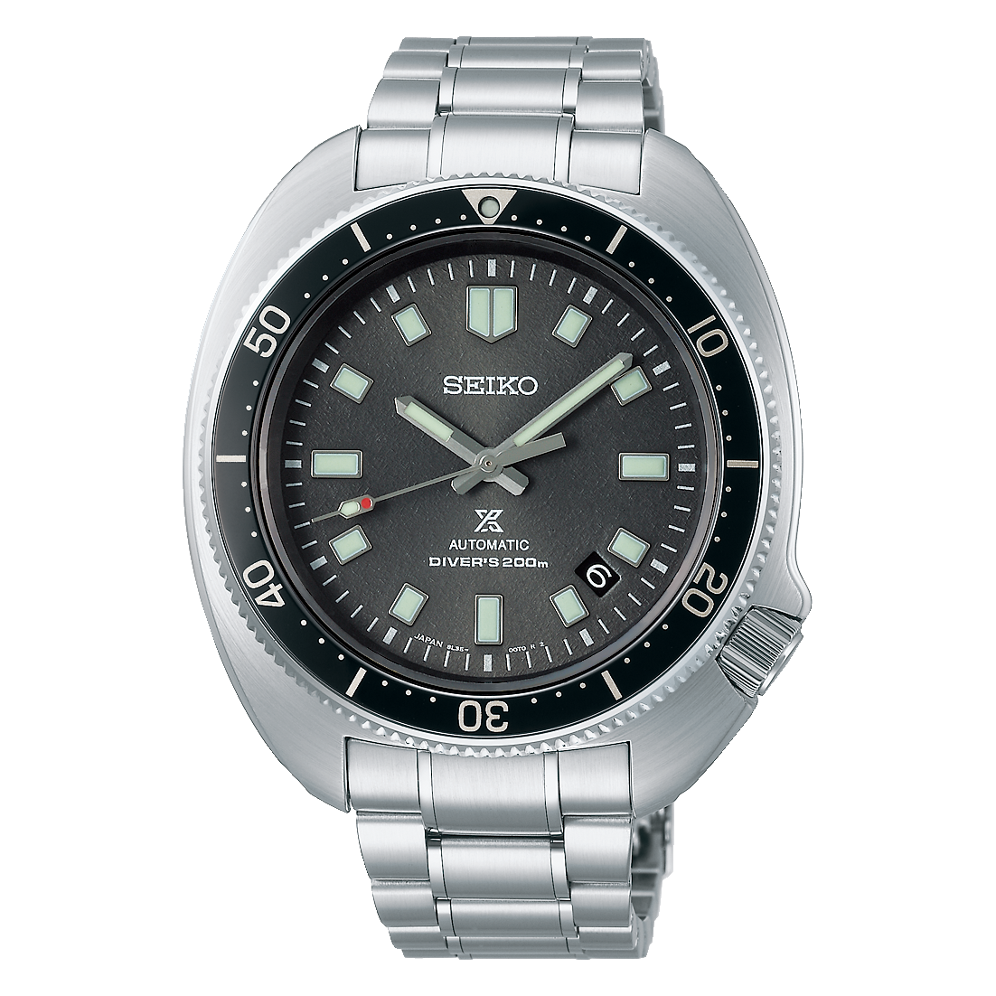Seiko - Prospex Diver 200m WR Saffierglas Automaat. Cal. 8L35