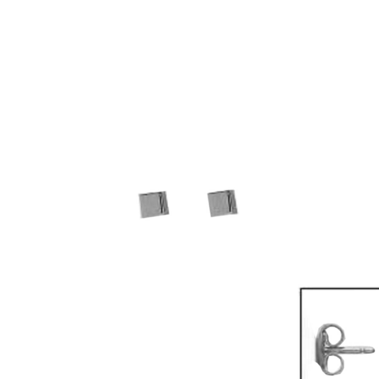 Naiomy Gold oorstekers wit goud 18k