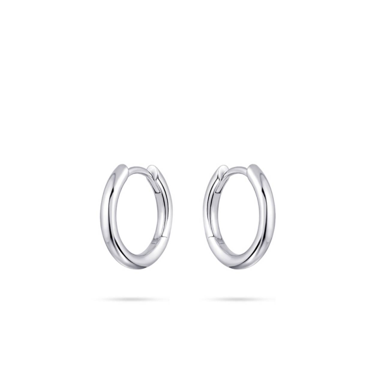 zilveren oorringen 2mm dik en 15mm diameter