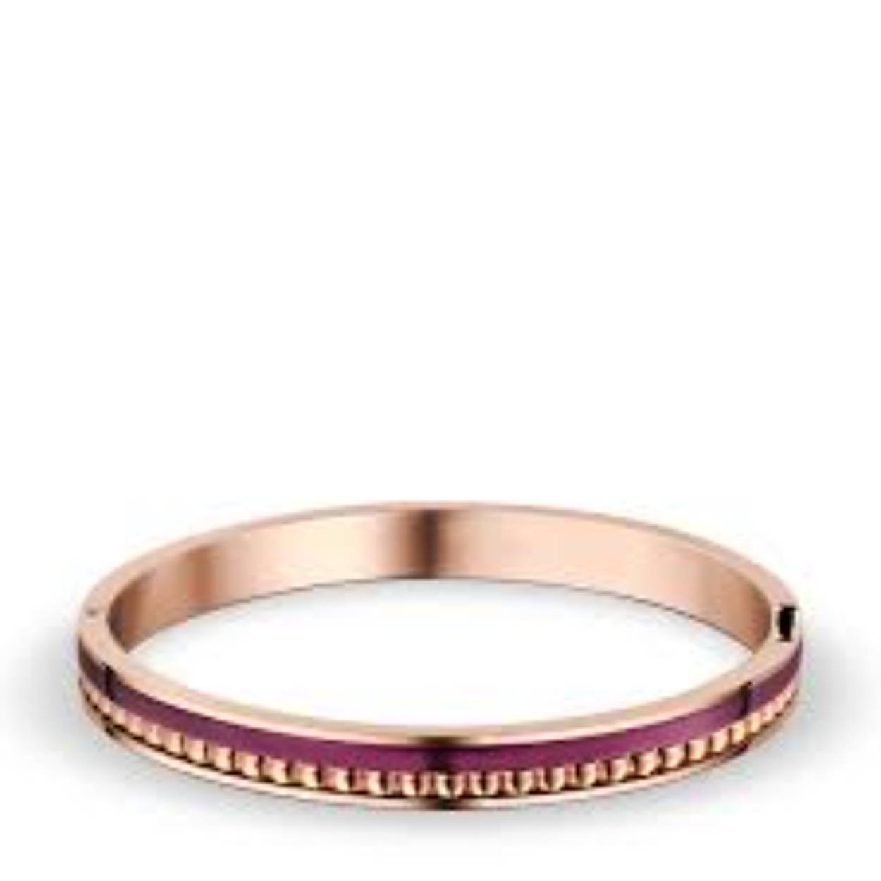 Edelstaal bering bangle Rosé Purple 