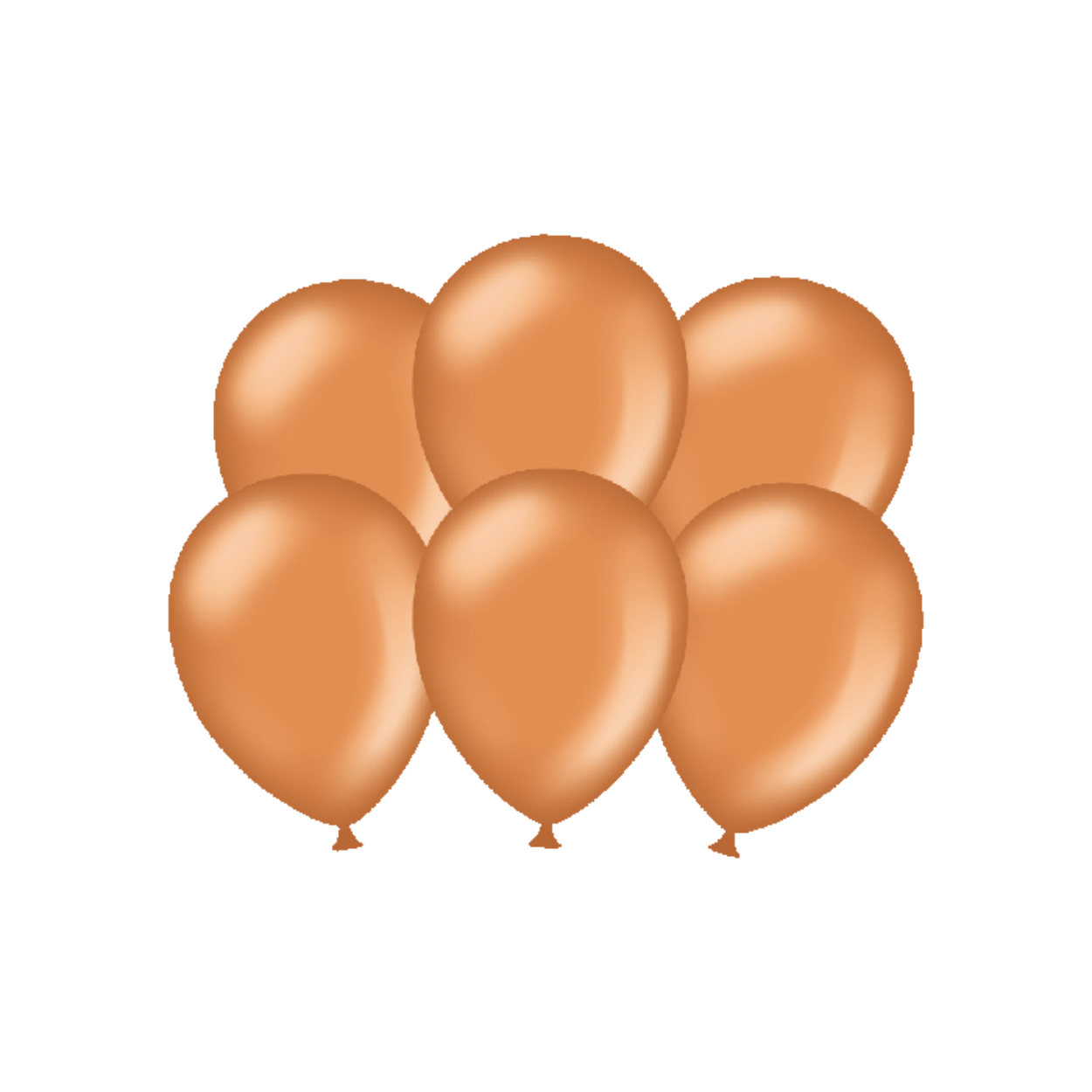 Een feestje kan niet zonder ballonnen en als je party balloons chrome copper koopt dan haal je direct ballonnen met een unieke kleur in huis! De ballonnen zijn gemaakt van latex en zijn ongeveer 30 bij 30 centimeter groot. De besteleenheid is 6, en gecombineerd met onze leuke party flags foil heb je direct alle feestversiering in huis om een feestje een succes te maken.