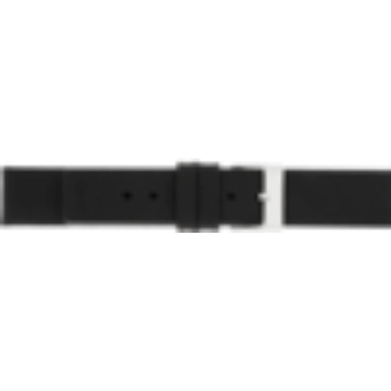 Horlogeband leder 131 zwart glad 14mm