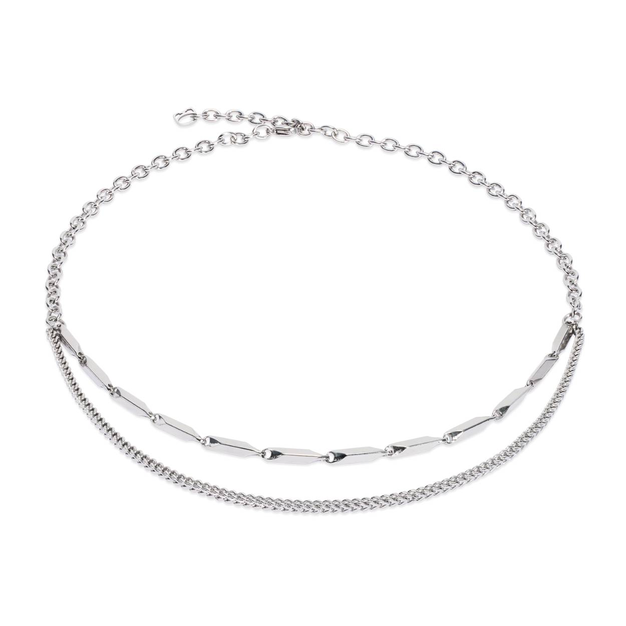 Coeur de Lion collier 0801/10-1700  edelstaal 2-rijig 50 cm